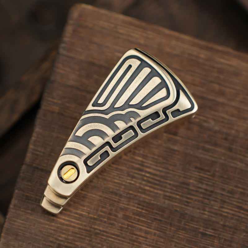 Peacock Feather Brass