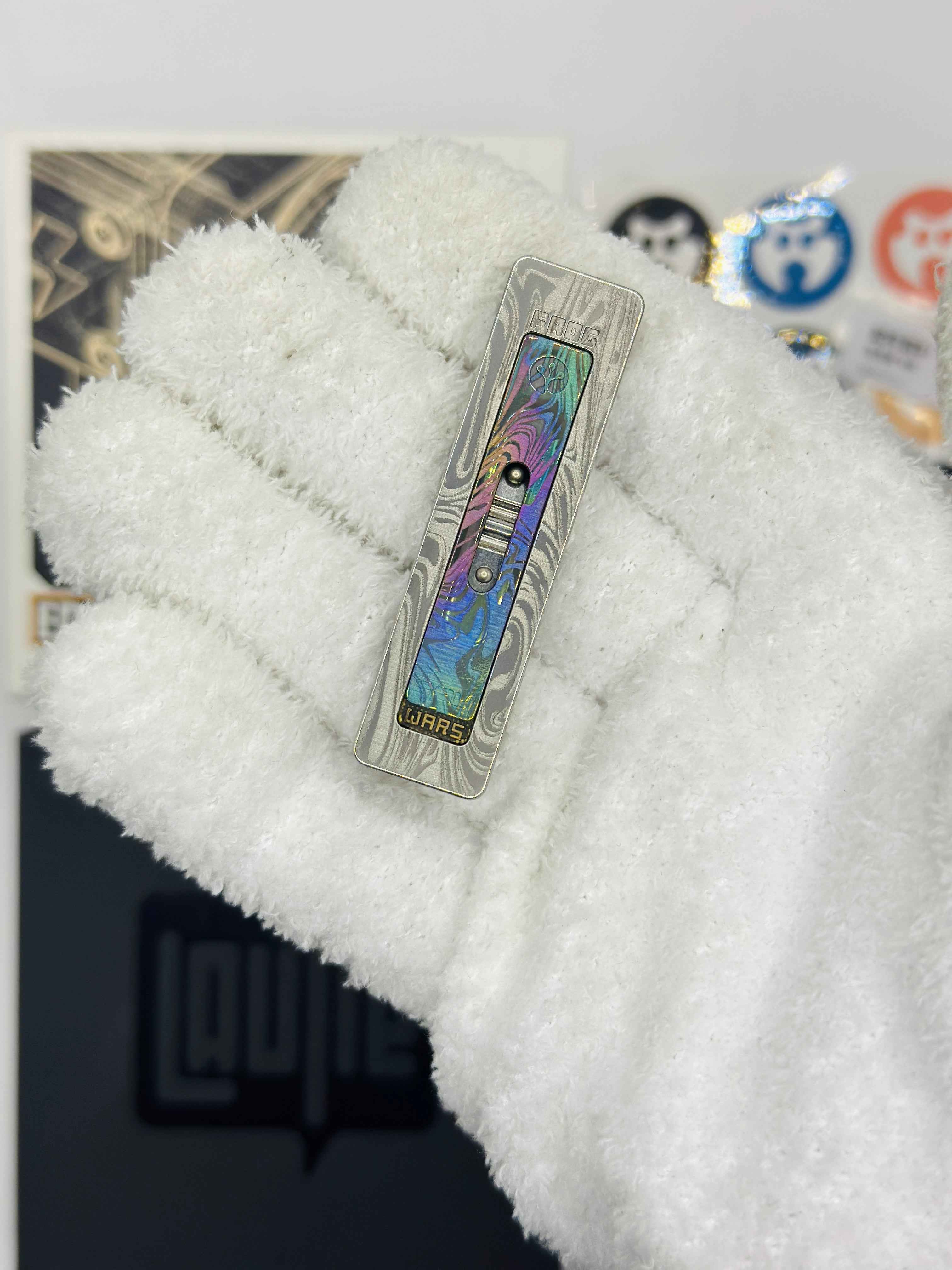 Frog Zircuti Stainless Steel Zirconium Damasteel PEEK