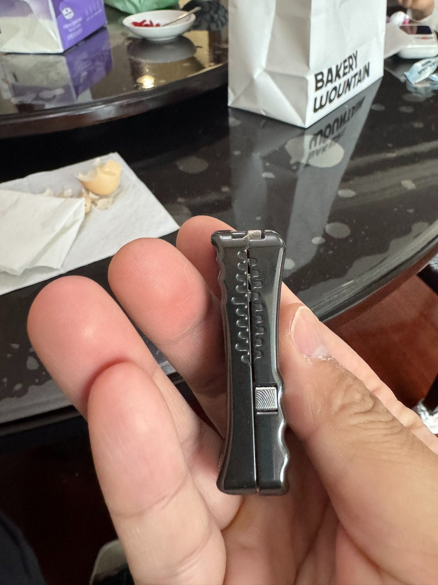 Snake Zirconium PEEK Damasteel