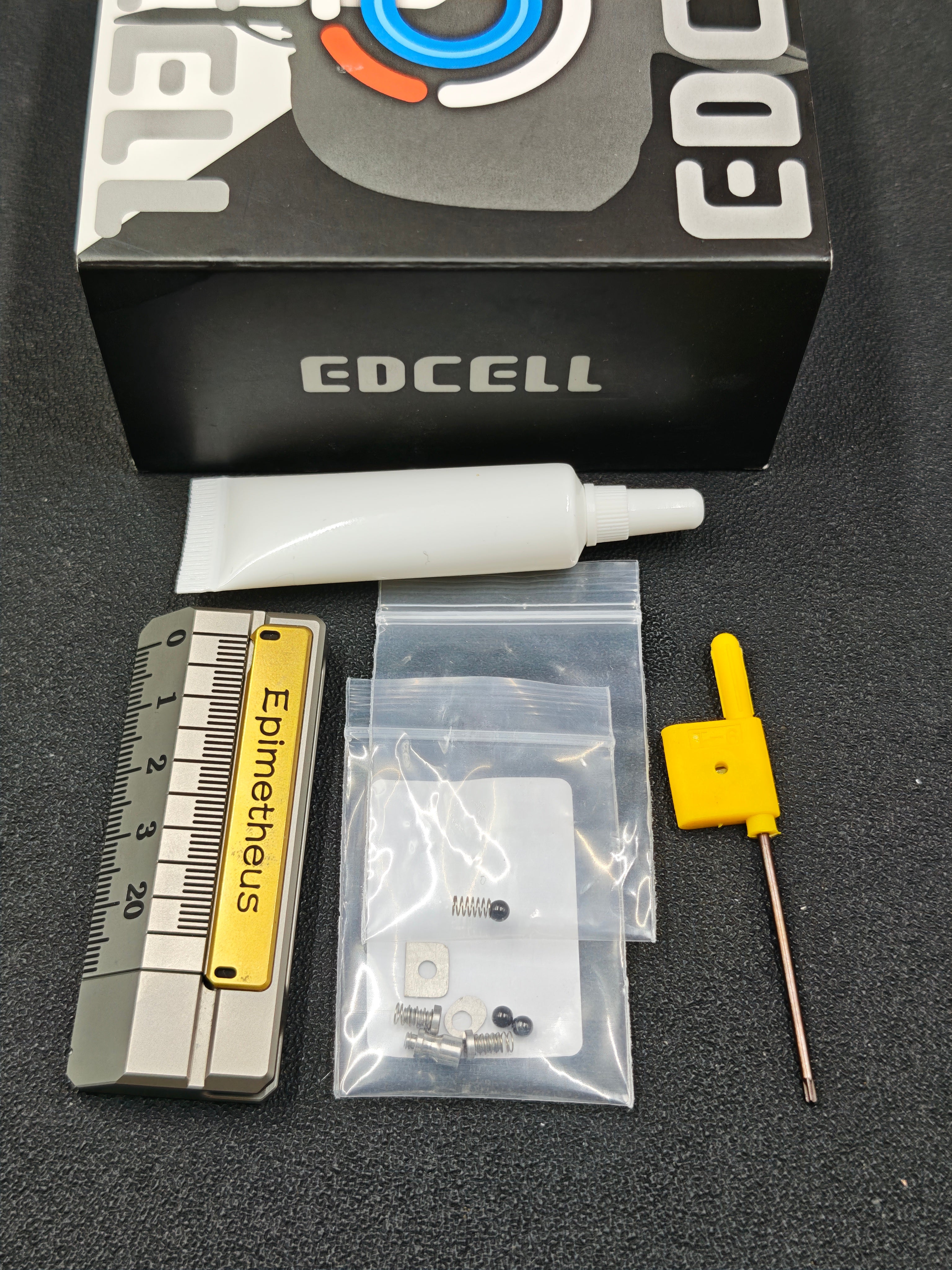 Quirky Ruler Brass Titanium