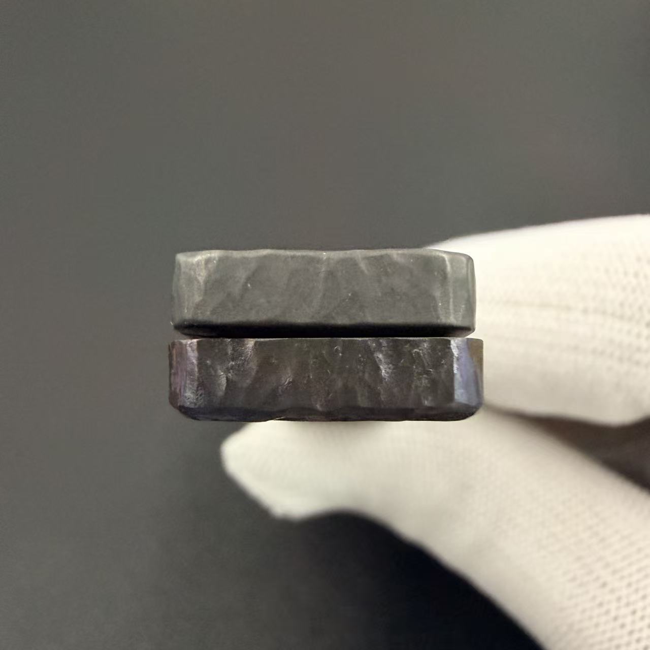Choc Zirconium Color-Anodized Stone Textured