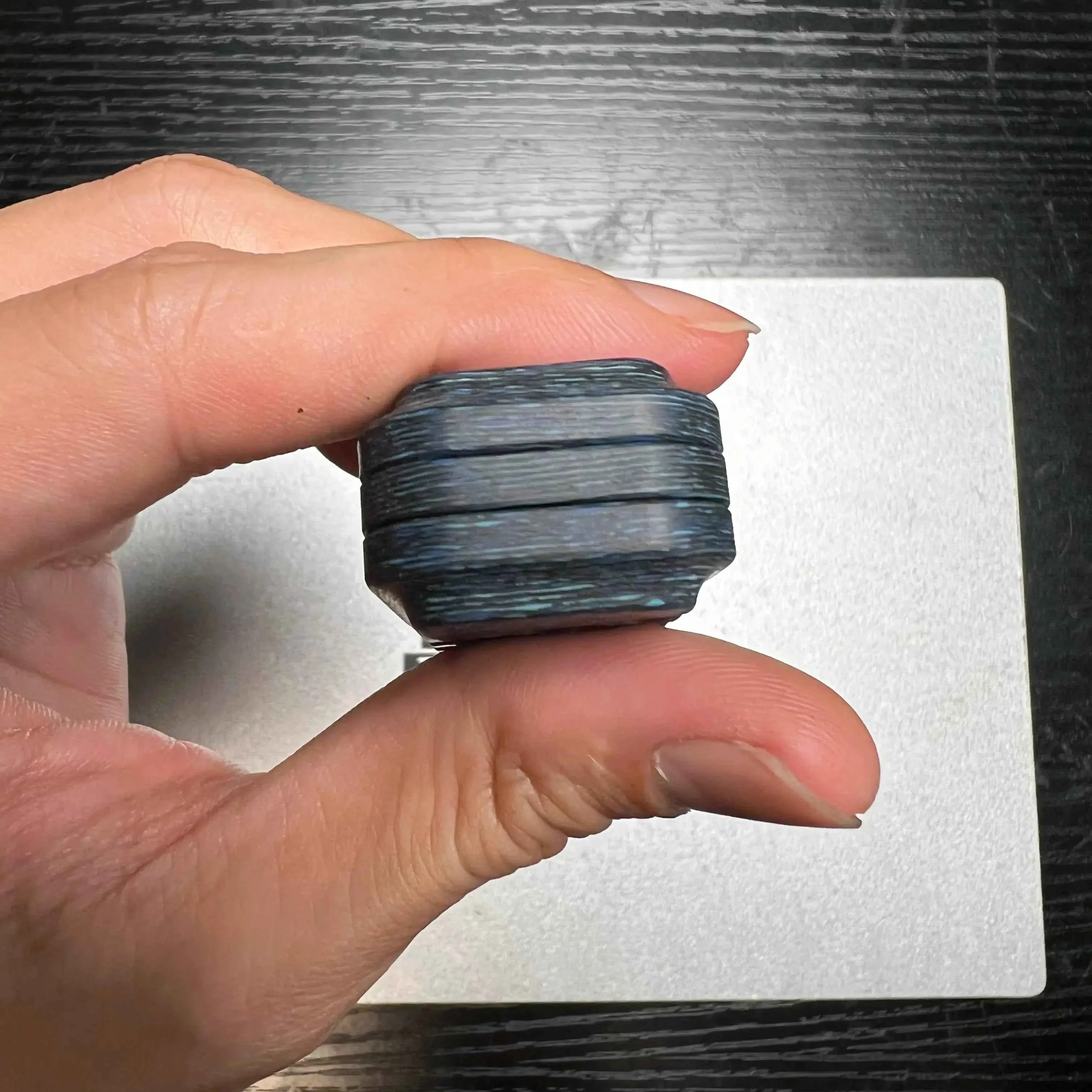 Lucky Candy Carbon Fiber Damascus