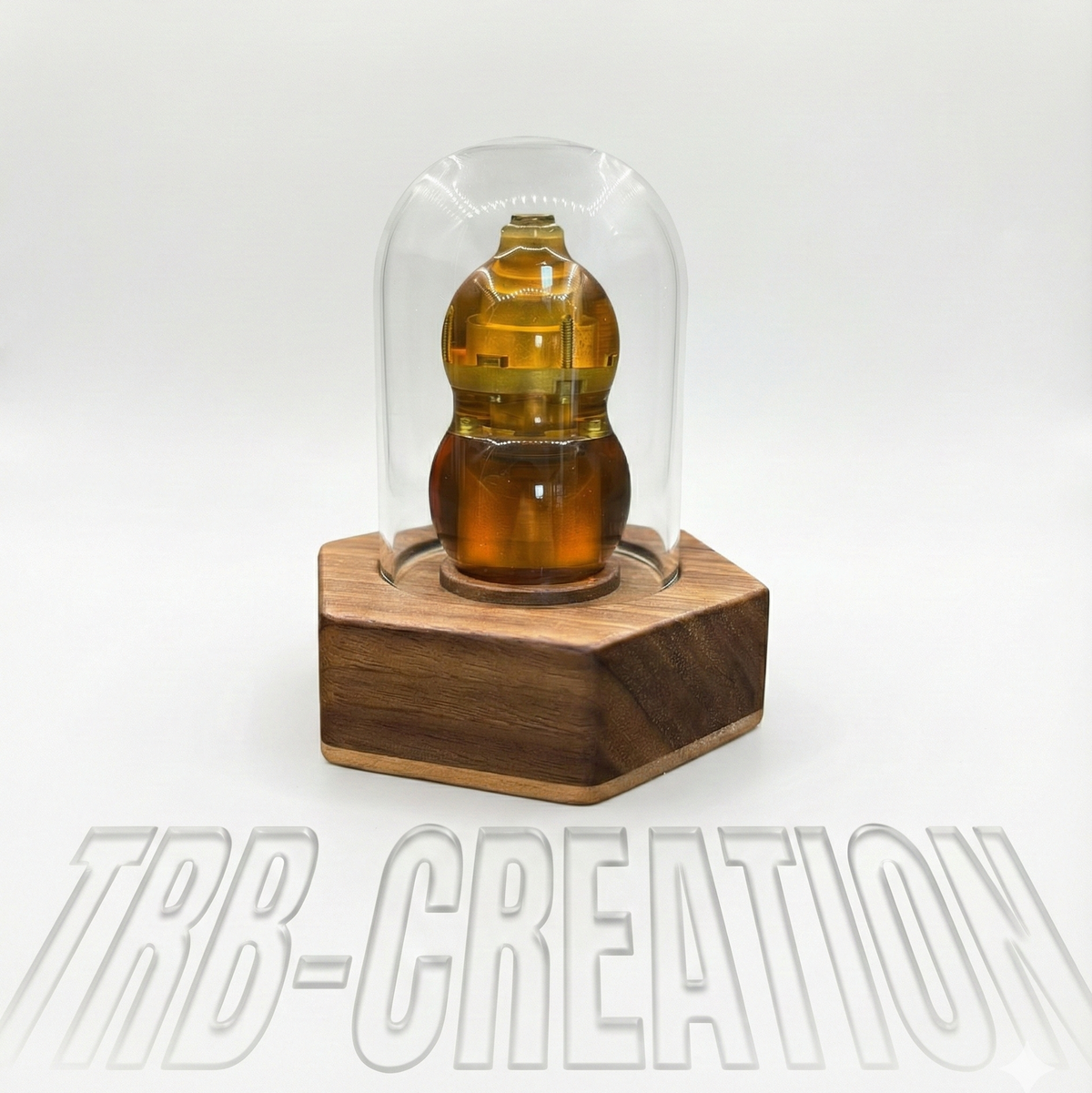 MOT Gourd Wooden Display Case