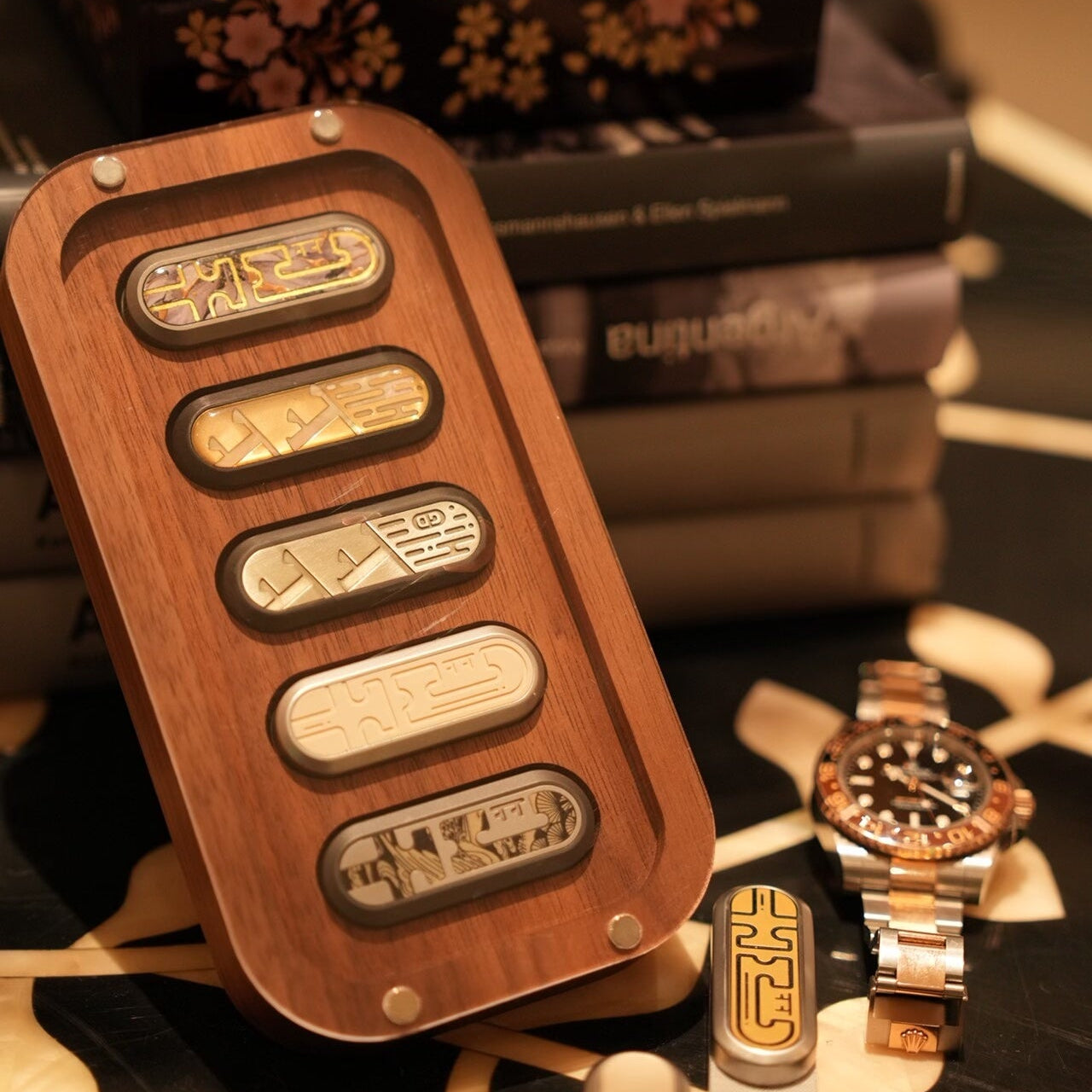 GD EDC Lucky Draw Wooden Display Case