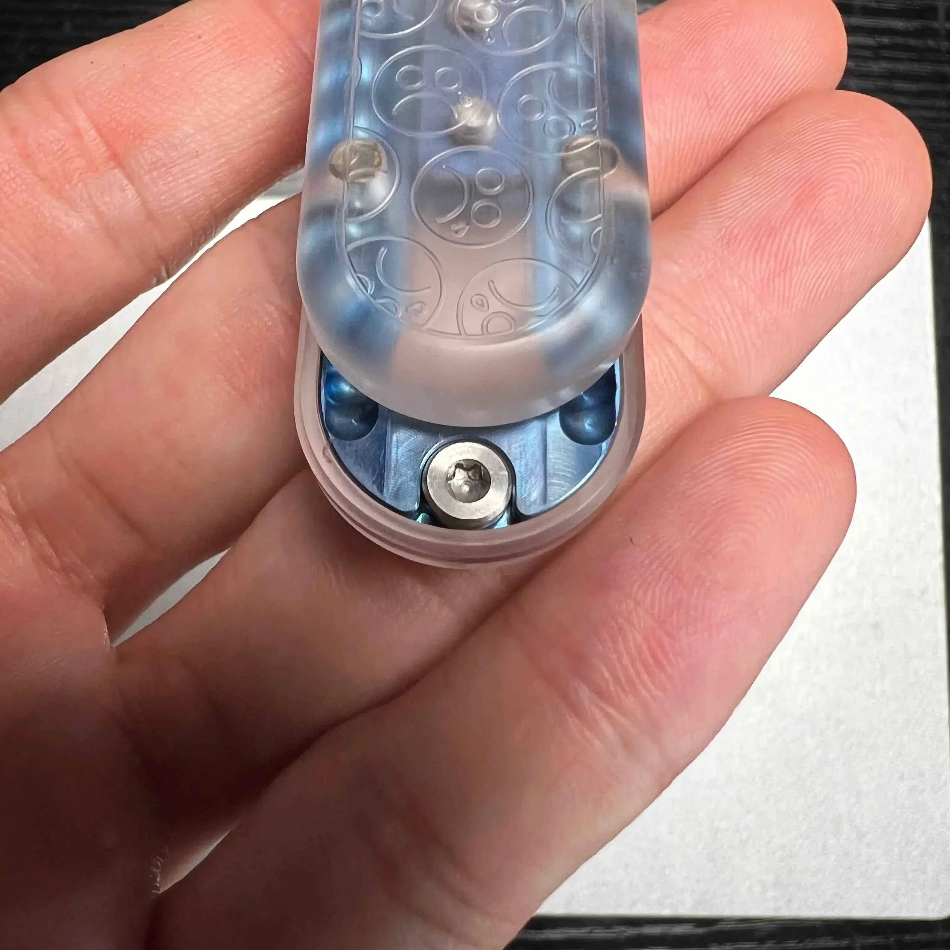 Top-B PC Blue + Ti plate