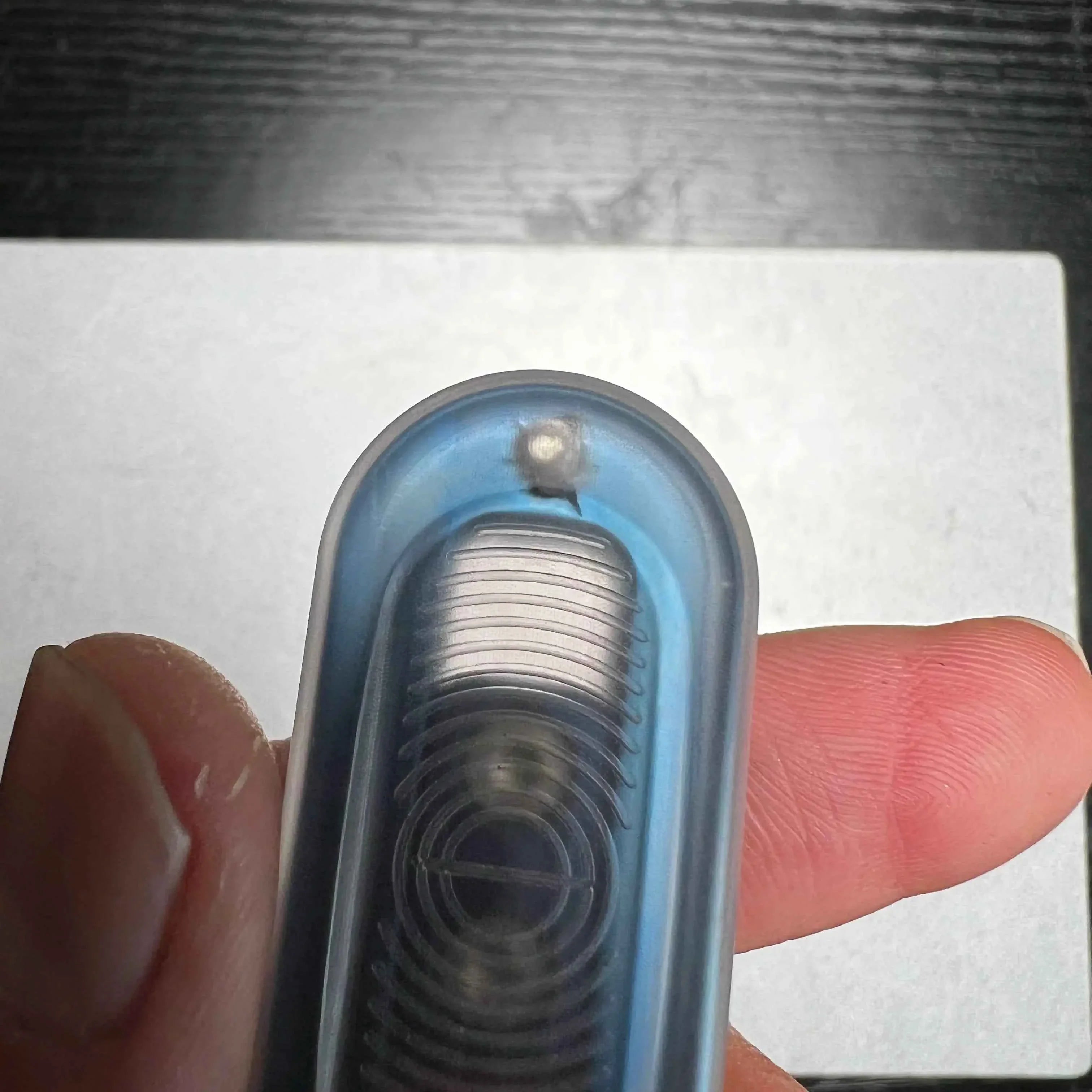 Top-B PC Blue + Ti plate