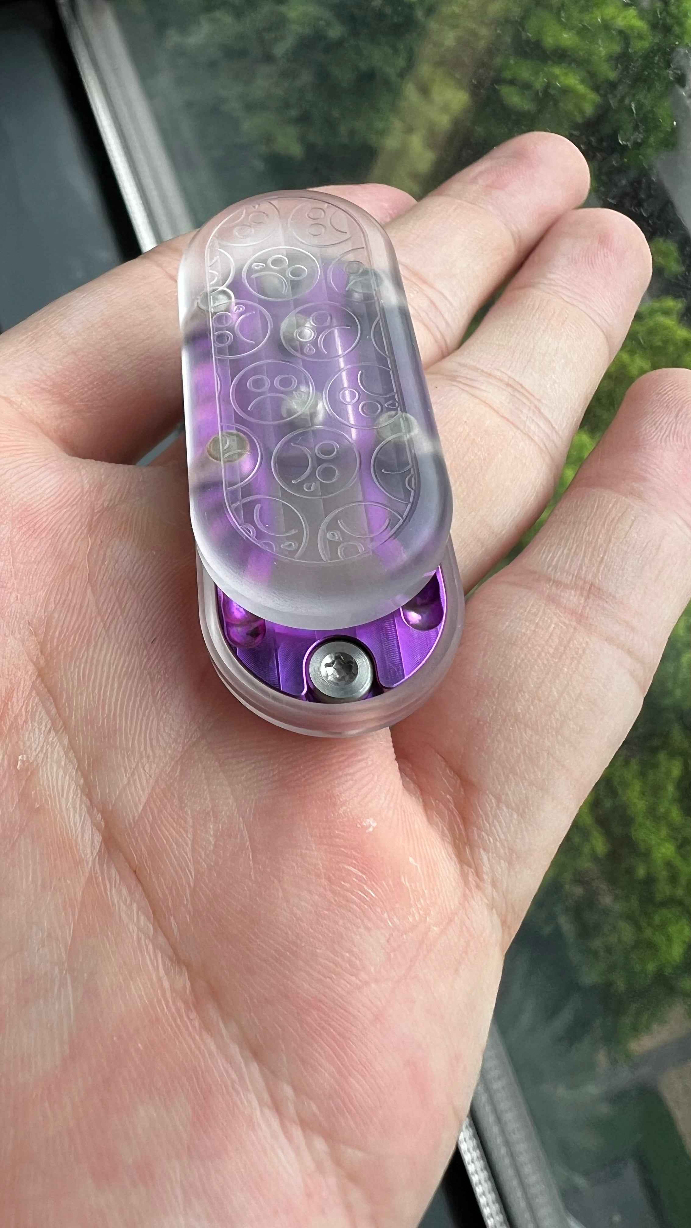 Top-B PC Purple + Ti plate