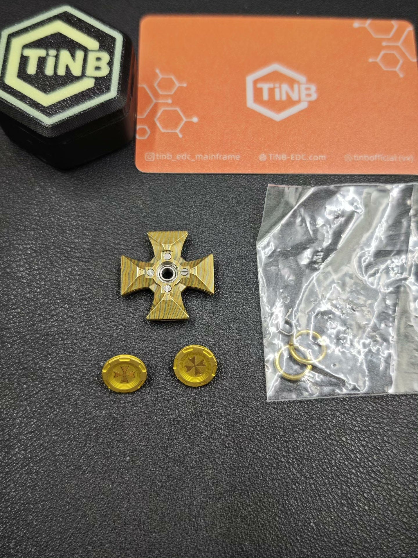 Malta Cross Mokume