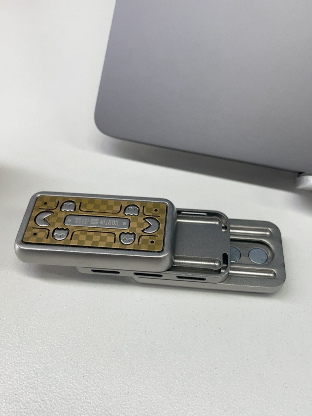 Pac Man Stainless Steel Brass