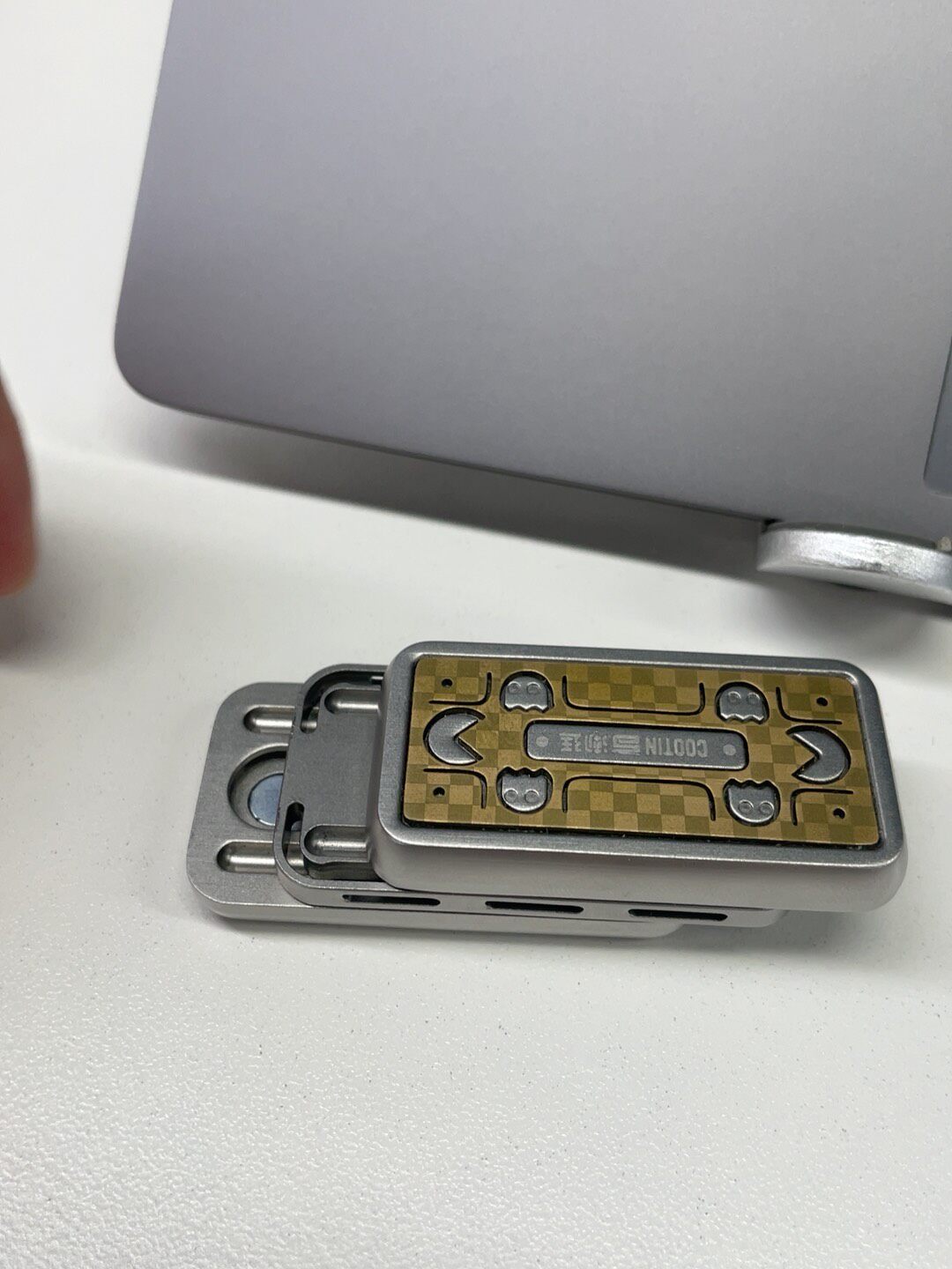 Pac Man Stainless Steel Brass