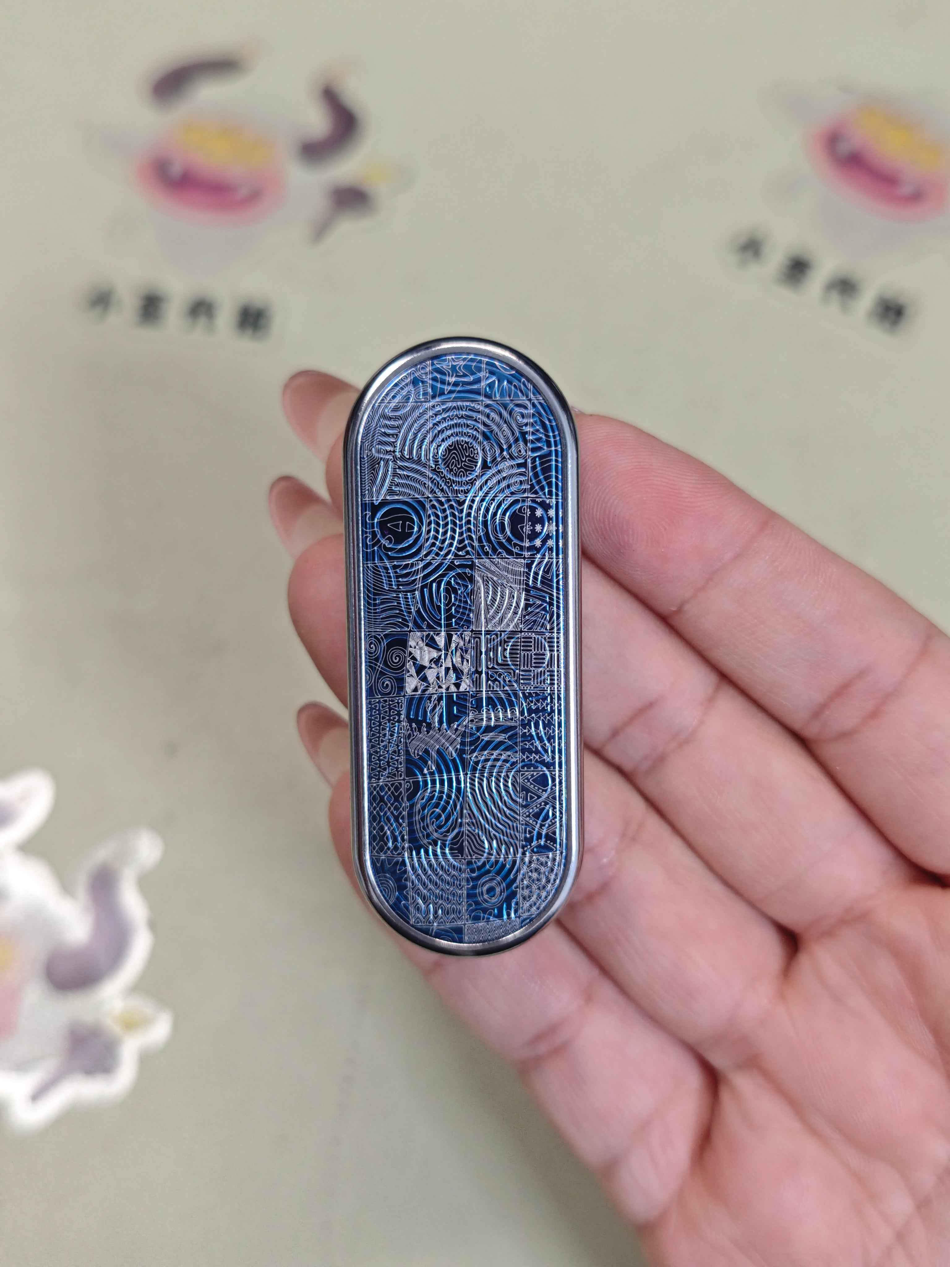Ming Yin Titanium Engraved