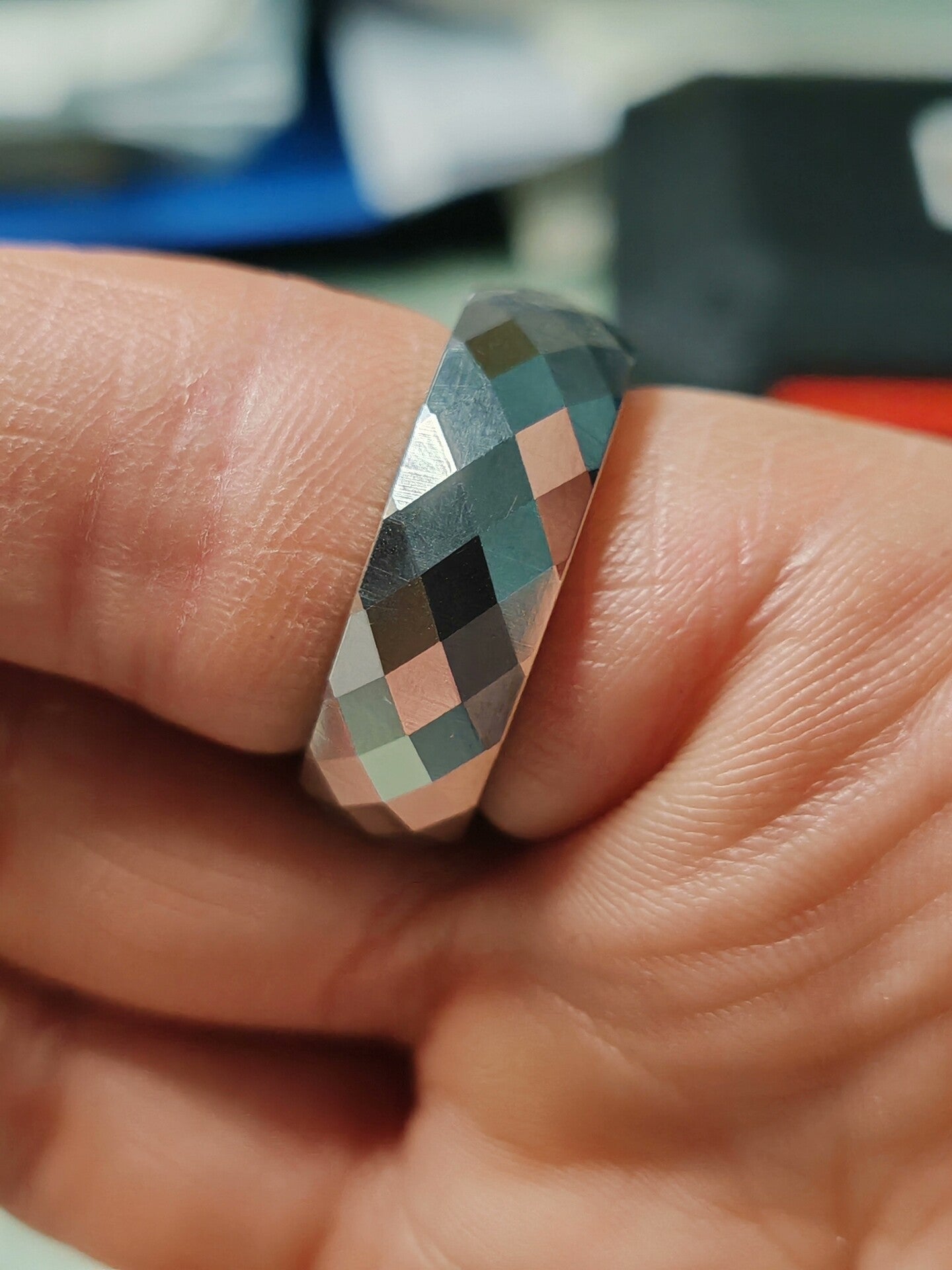 Pig Ring Size #25 itanium