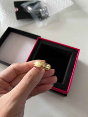Zhuan Yun Size #24 Copper Mokume