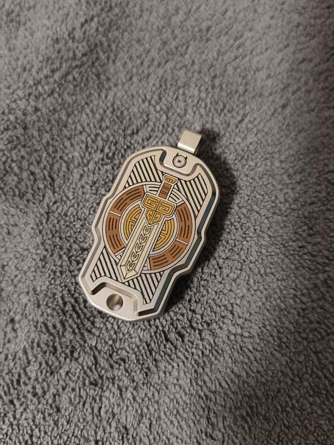 Yellow Jambhala Figure Titanium