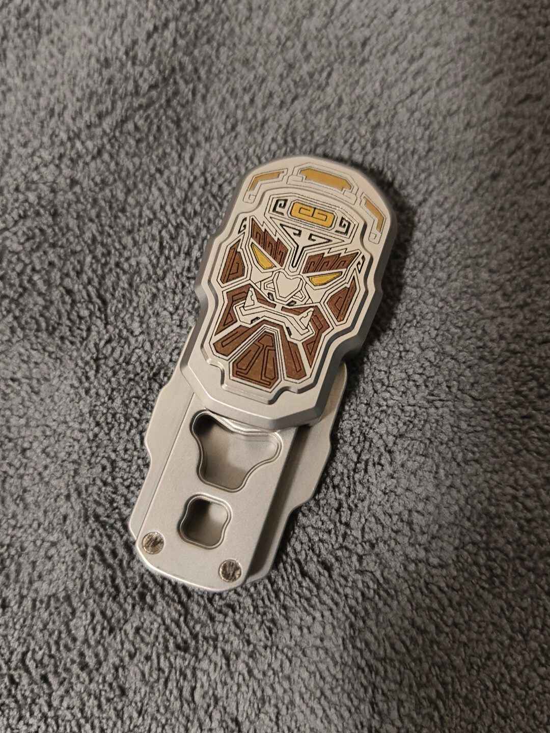 Yellow Jambhala Figure Titanium