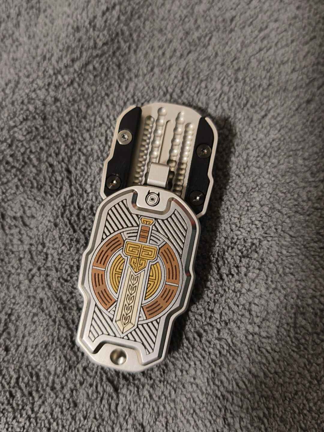 Yellow Jambhala Figure Titanium
