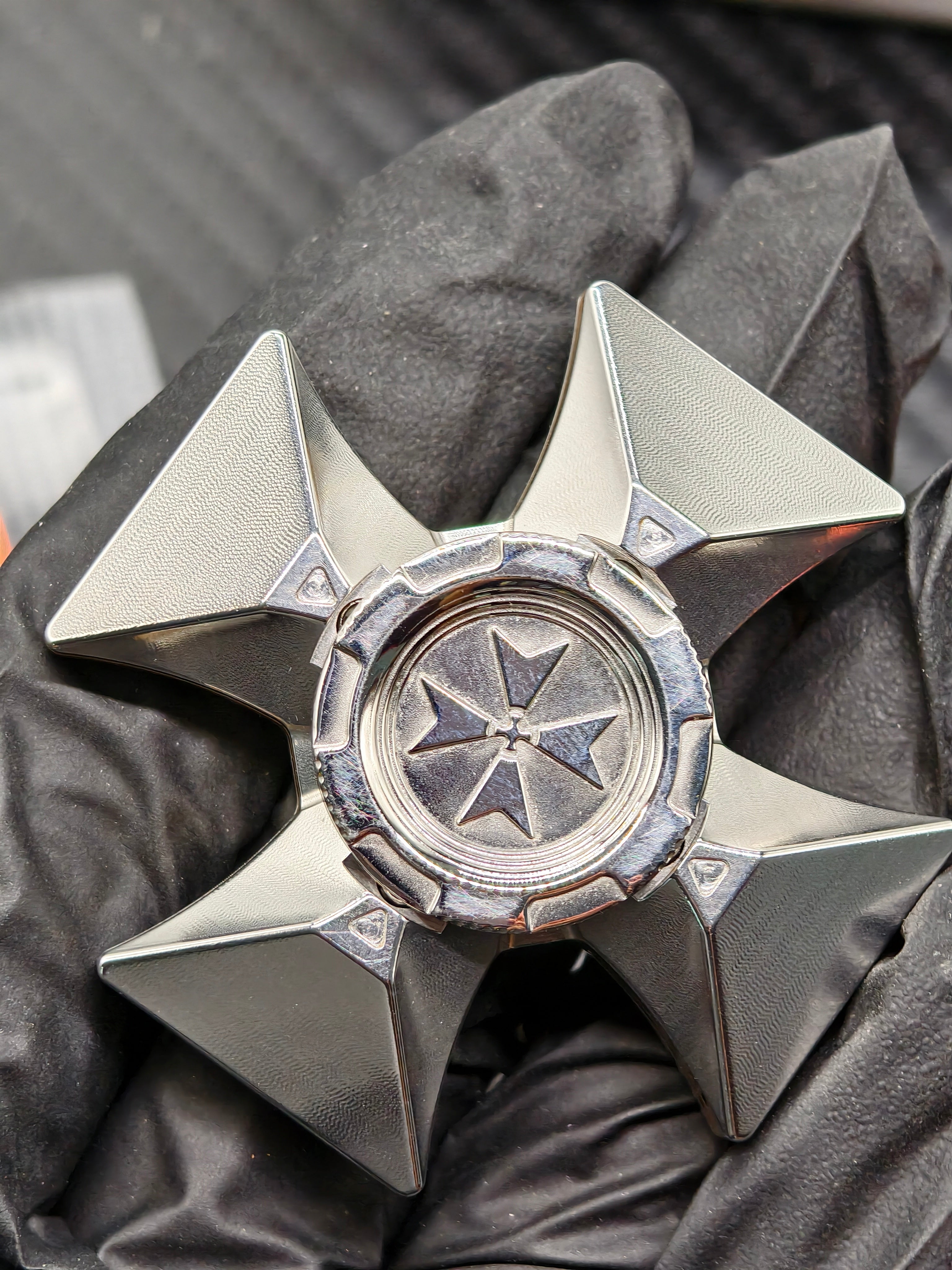 TiNB Malta Cross Stainless Steel