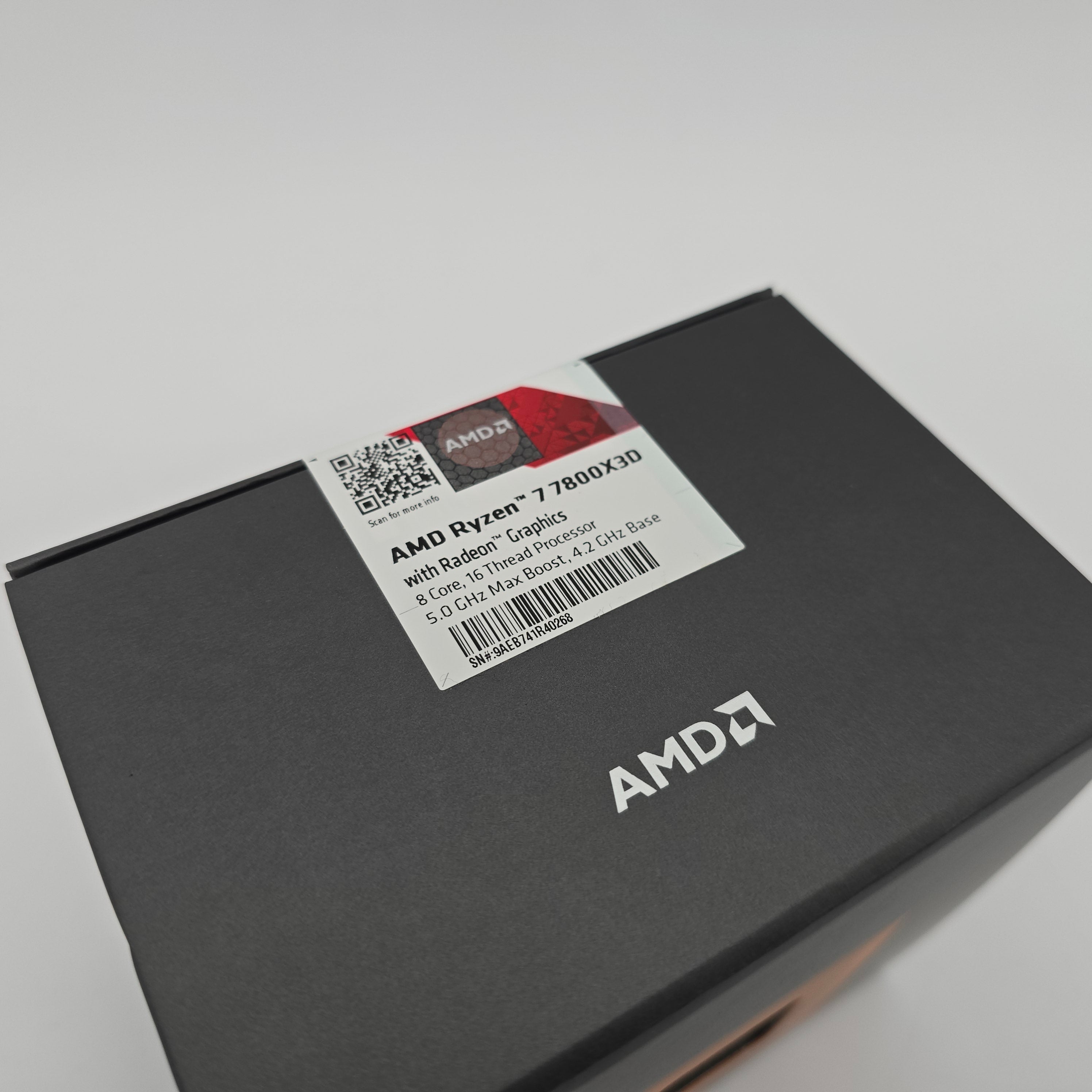 AMD Ryzen 7 7800X3D, Socket AM5 Gaming Processor CPU, New Sealed