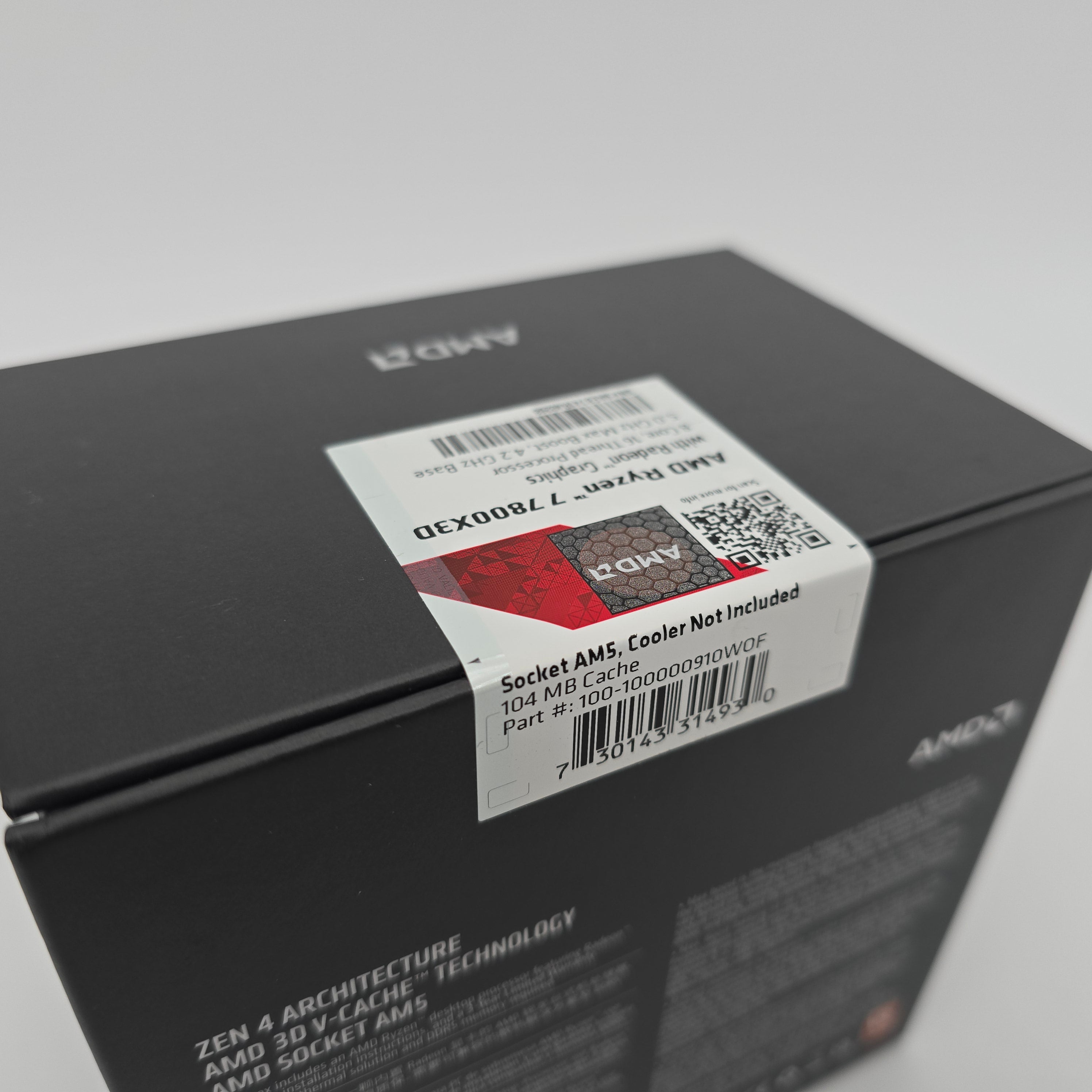 AMD Ryzen 7 7800X3D, Socket AM5 Gaming Processor CPU, New Sealed