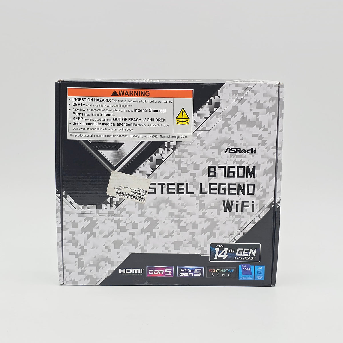 ASRock B650M Steel Legend WiFi, Socket LGA 1700, mATX Desktop Gaming Motherboard