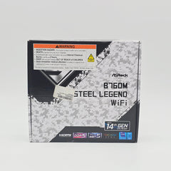 ASRock B650M Steel Legend WiFi, Socket LGA 1700, mATX Desktop Gaming Motherboard