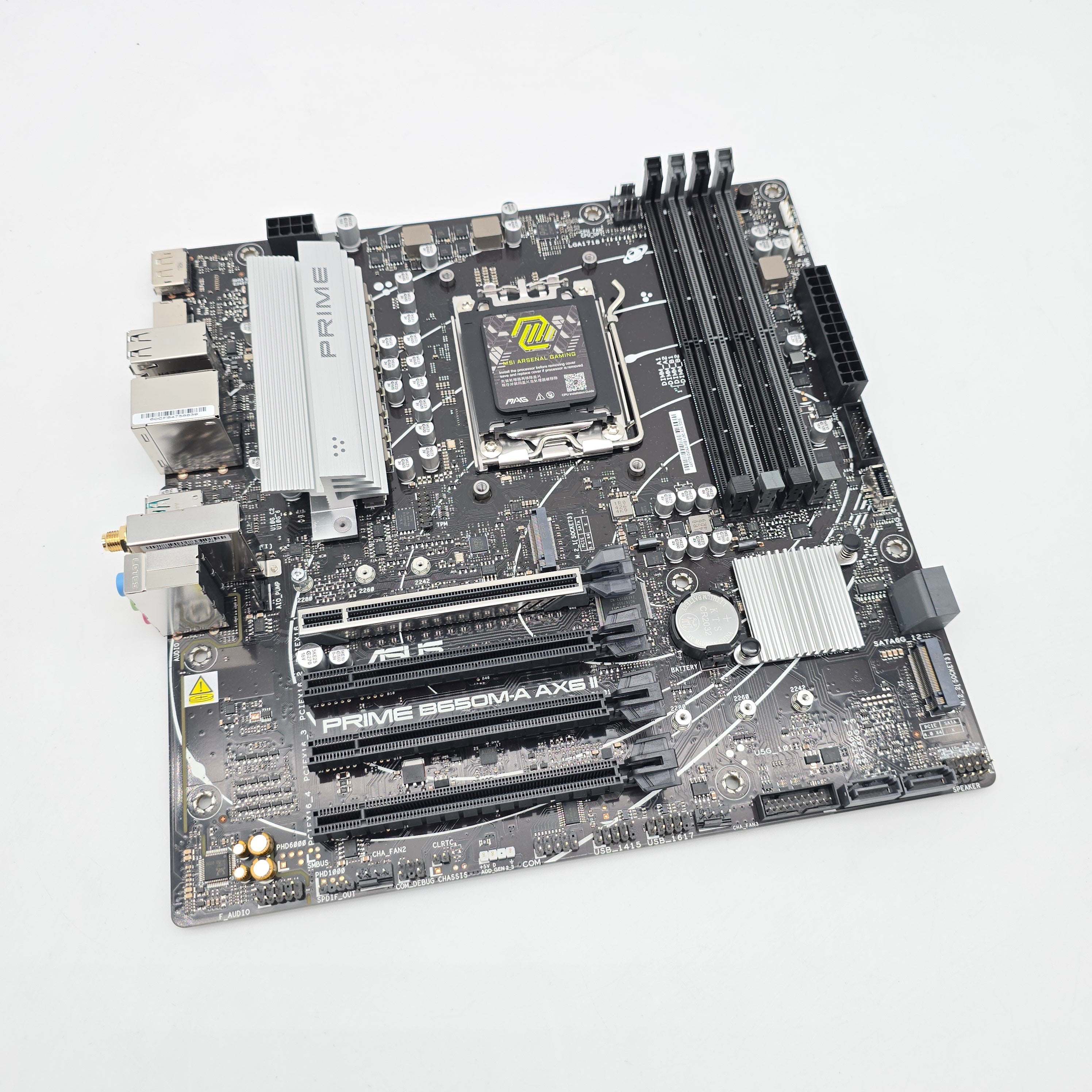 ASUS Prime B650-A AX6 II, Socket AMD AM5, MATX Desktop Gaming Motherboard