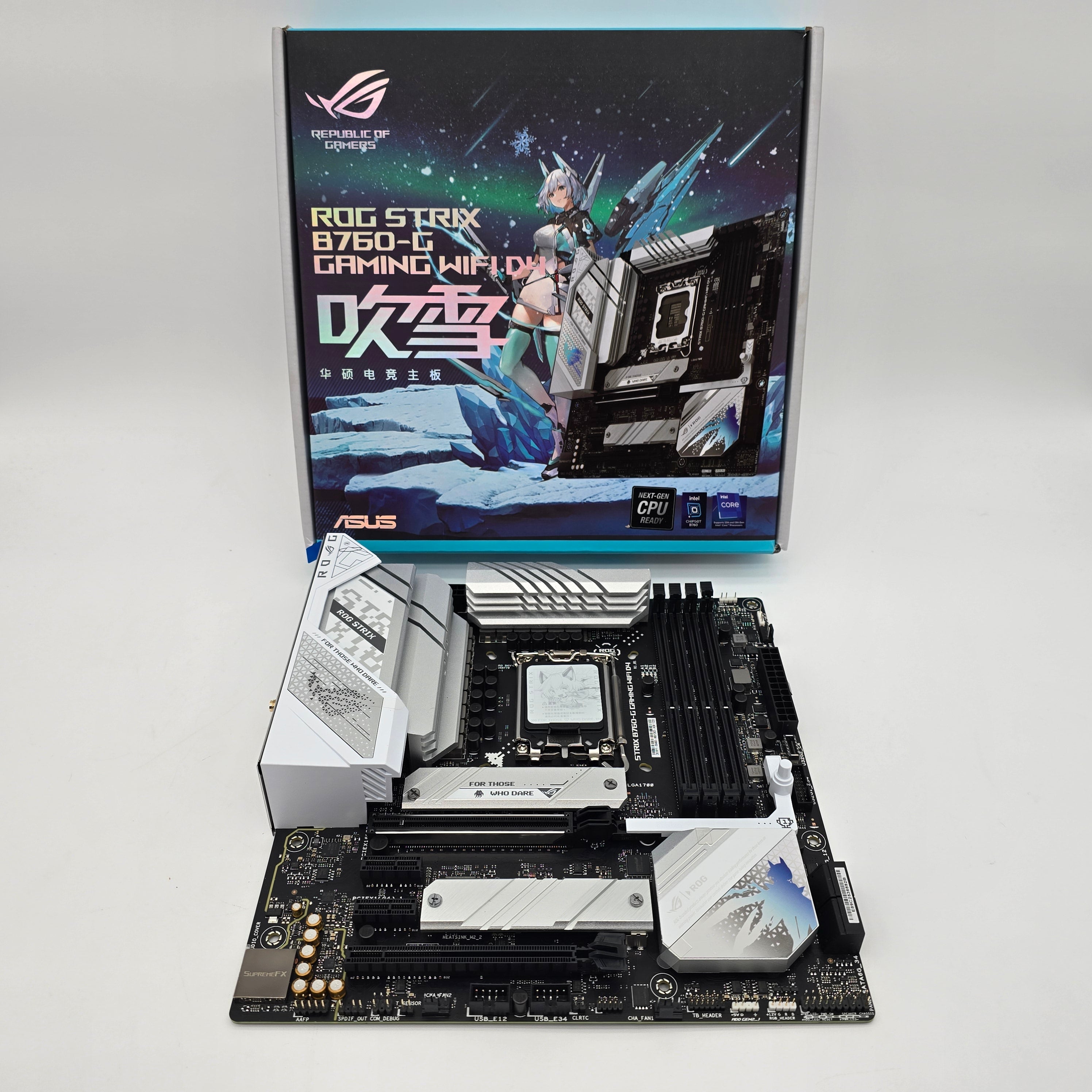 ASUS ROG STRIX B760-G Gaming WiFi D4 Motherboard, Intel Socket LGA 1700 12th/13th/14th Gen, Brand New