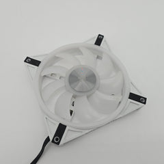 Corsair QL140 White RGB Fan, Corsair iCUE, 140mm RGB PWM Fan, Single Fan
