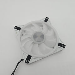 Corsair QL120 White RGB Fan, Corsair iCUE, 120mm RGB PWM Fan, Single Fan