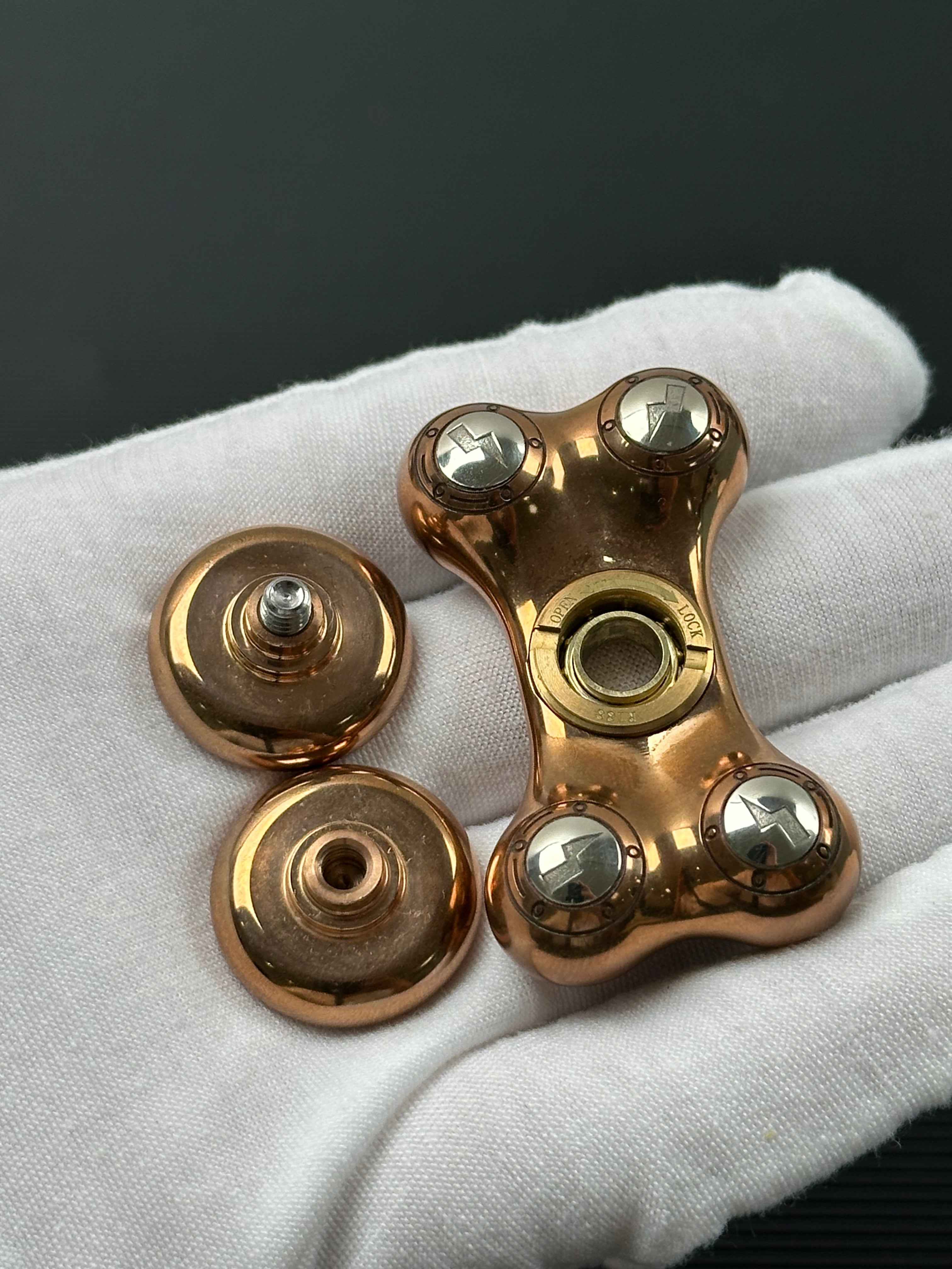 Bone Engraved Cupronickel Copper