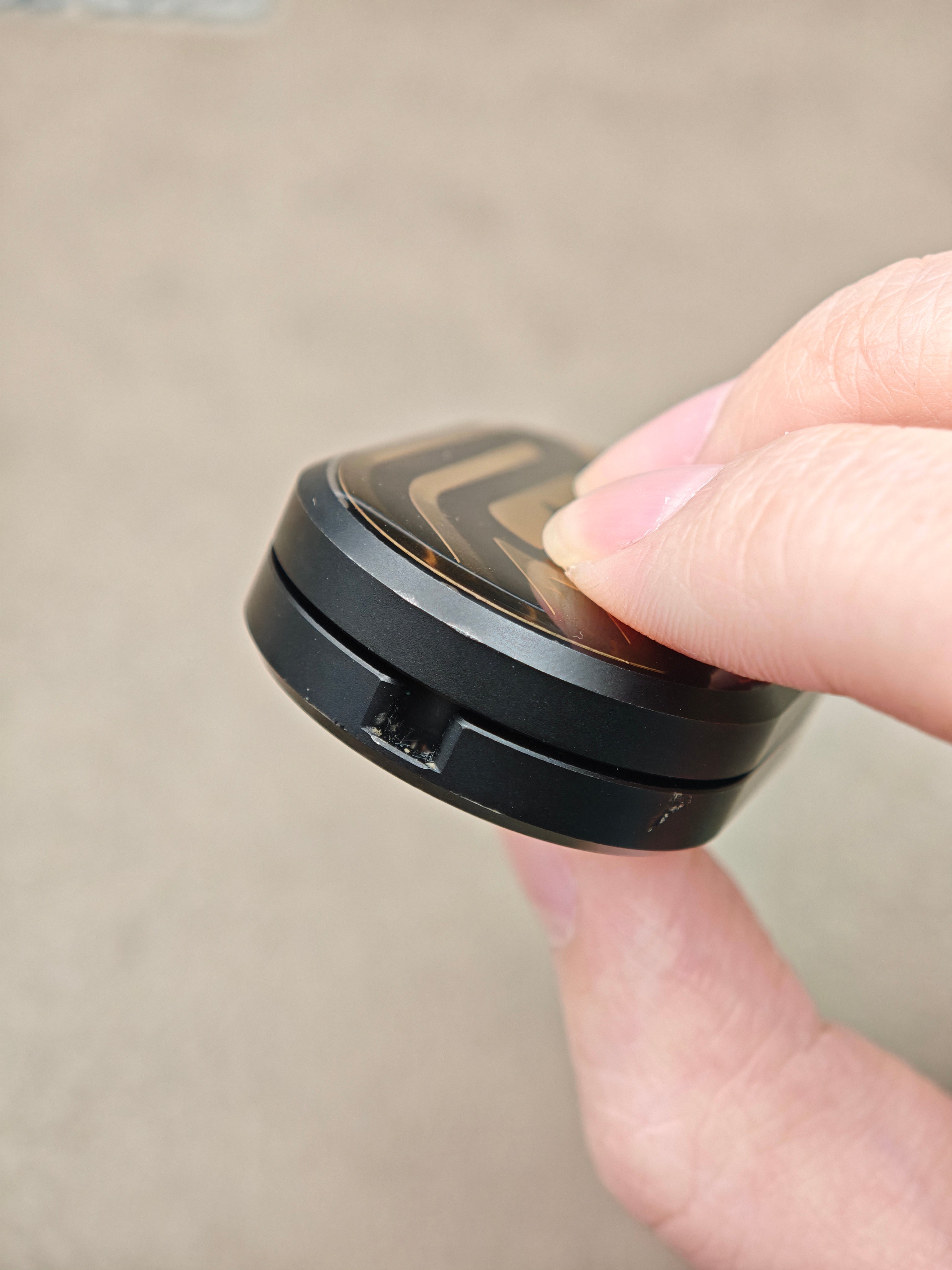 Groove Stainless Steel PVD Coated Resin-Sealed Engraved