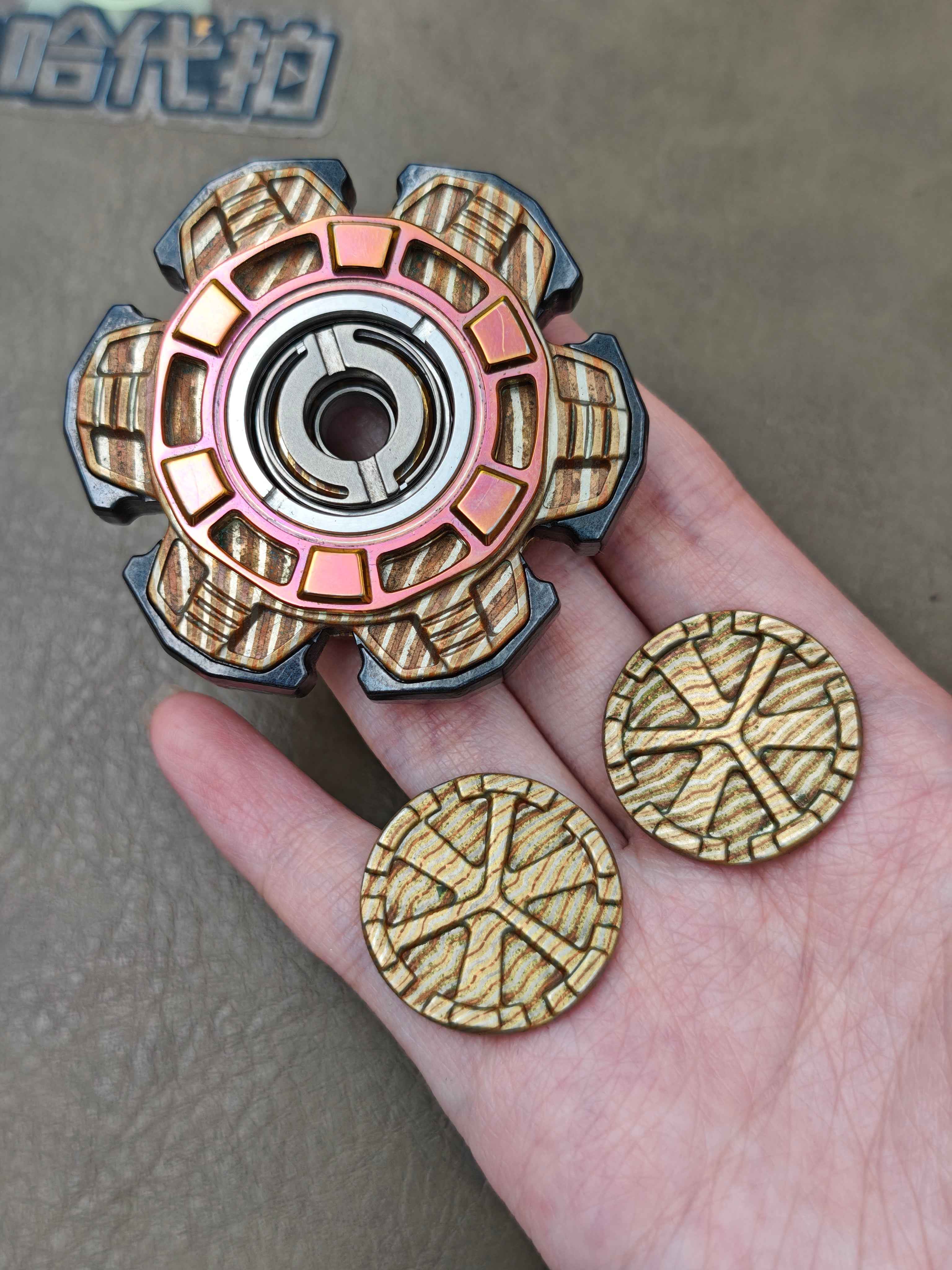 Triple Leaf Ignition Shell Opening Mokume