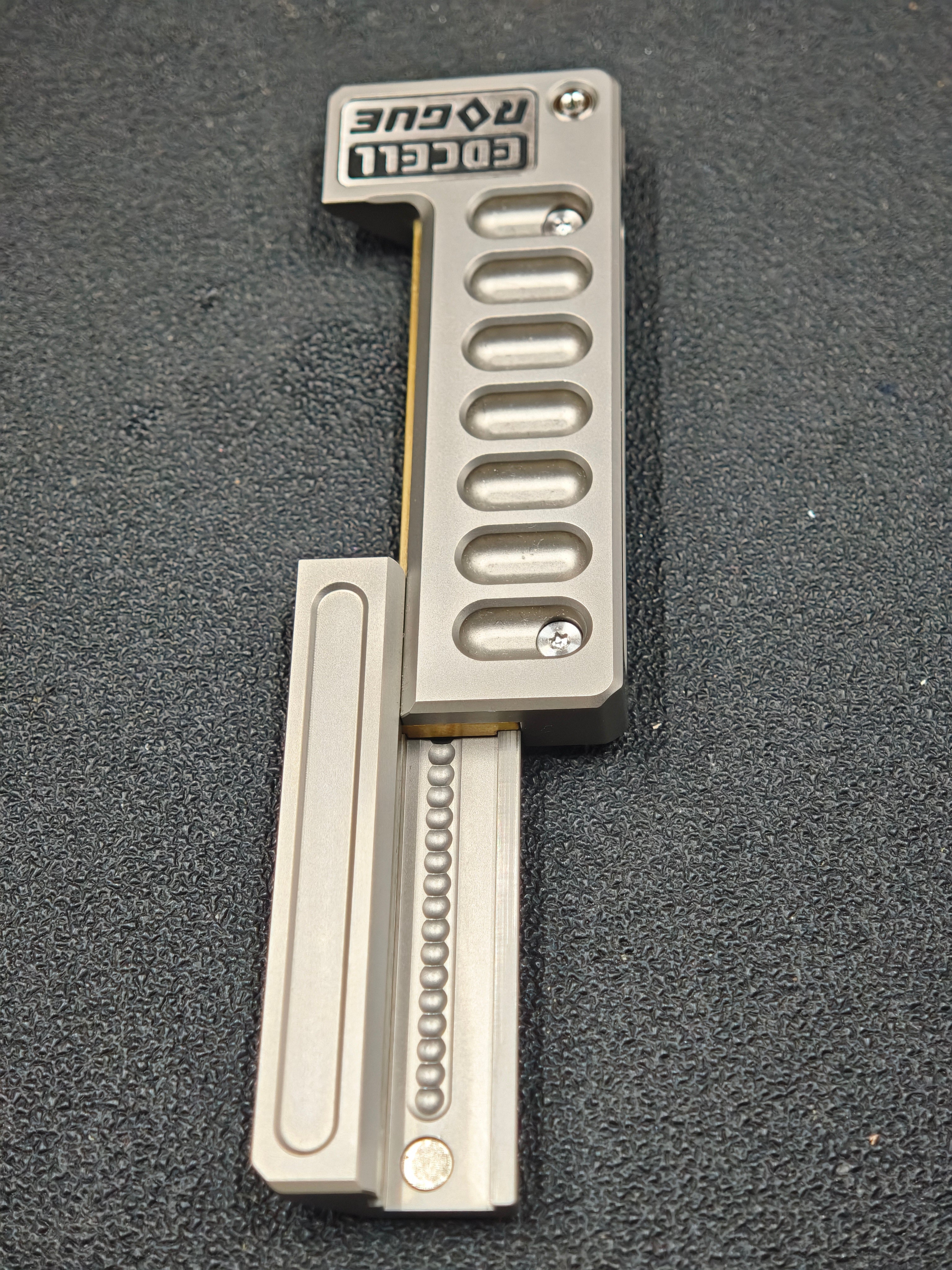 Quirky Ruler Brass Titanium