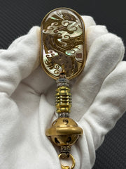 Dragon Rhythm Titanium Gold Plated Resin-Sealed