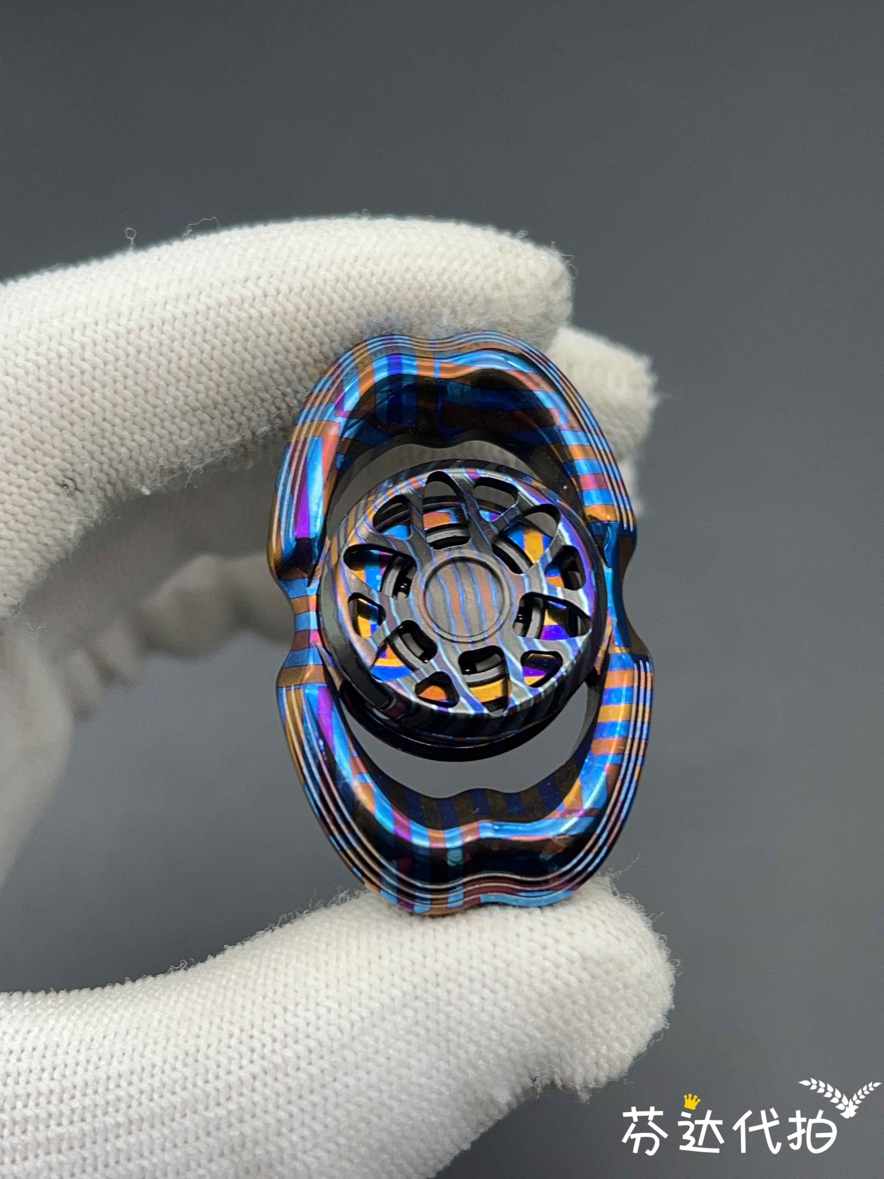 Obsidian Crystalized MINI Titanium Zircuti Mokuti