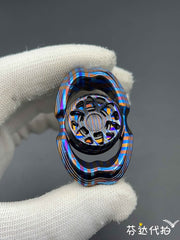 Obsidian Crystalized MINI Titanium Zircuti Mokuti
