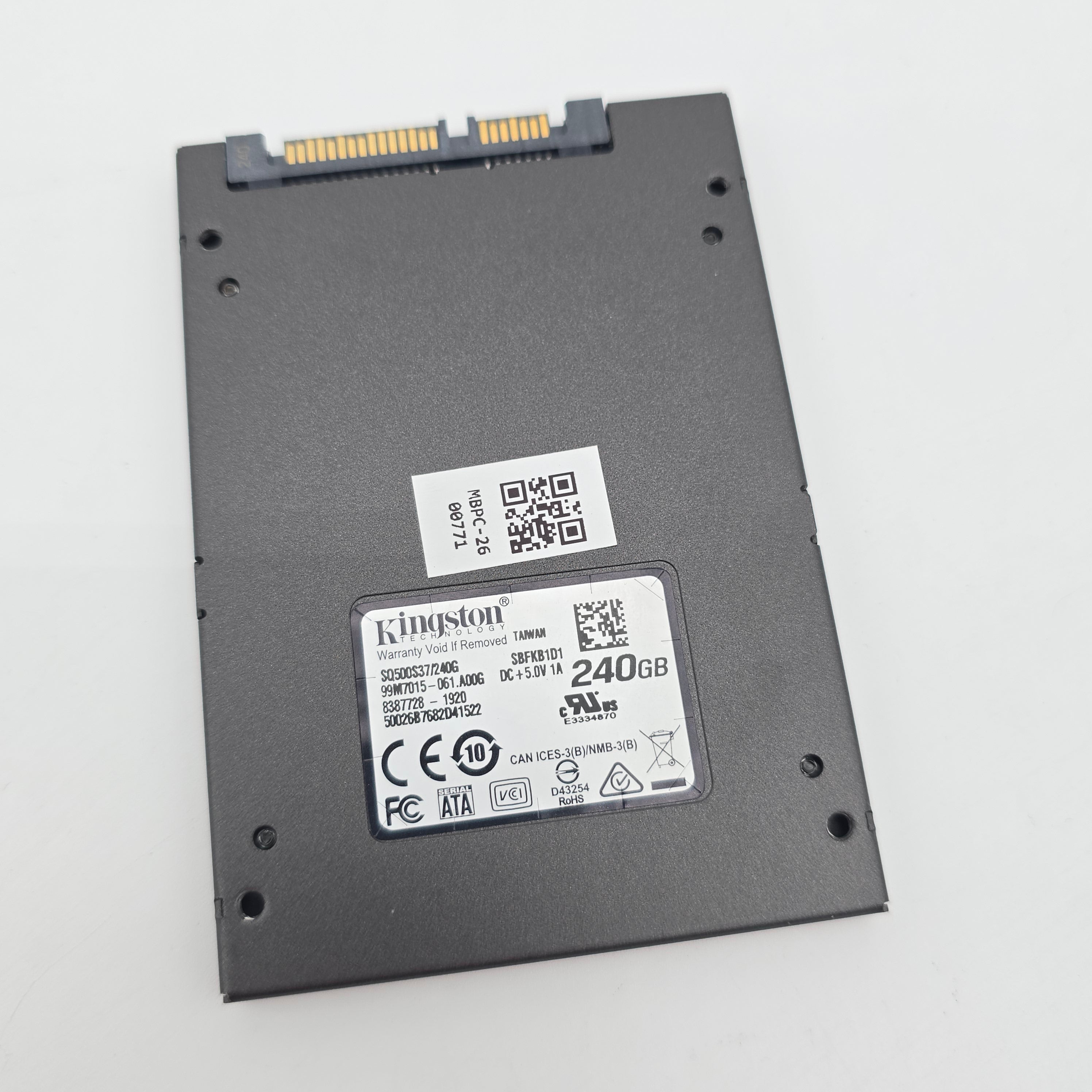 Kingston 240GB SATA 2.5" SSD, Internal Gaming Solid State Drive Storage