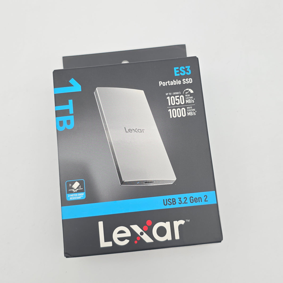 Lexar ES3 1TB External Portable SSD Storage