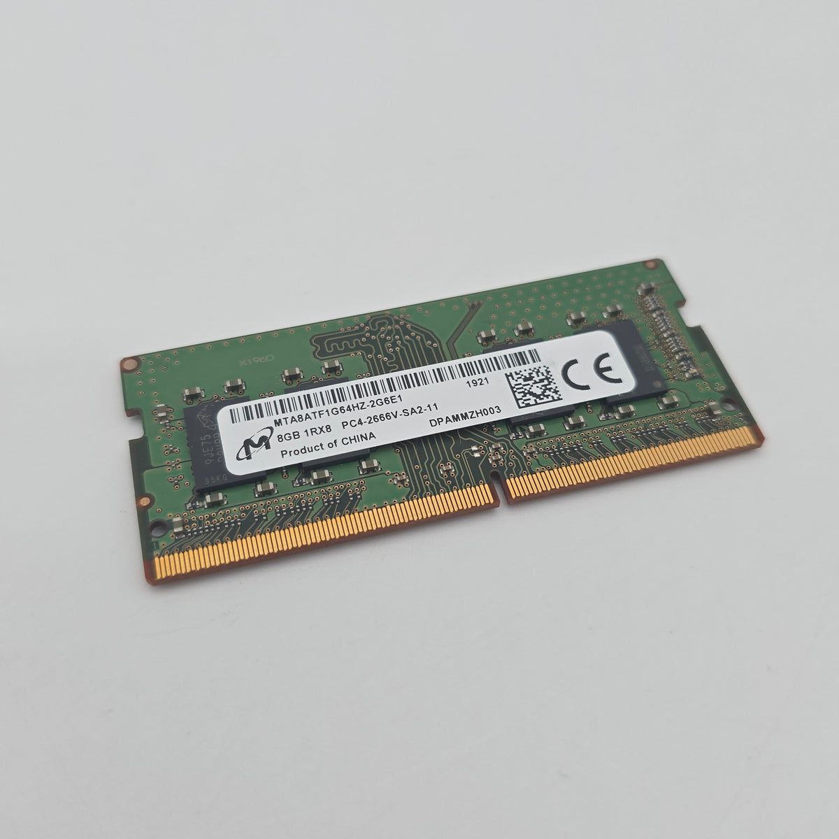 Micron 8GB DDR4, 2666MHz, SODIMM Laptop Memory RAM