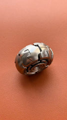 Pillbug Shell Opening Stainless Steel Porcelain Washed
