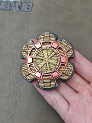 Triple Leaf Ignition Shell Opening Mokume