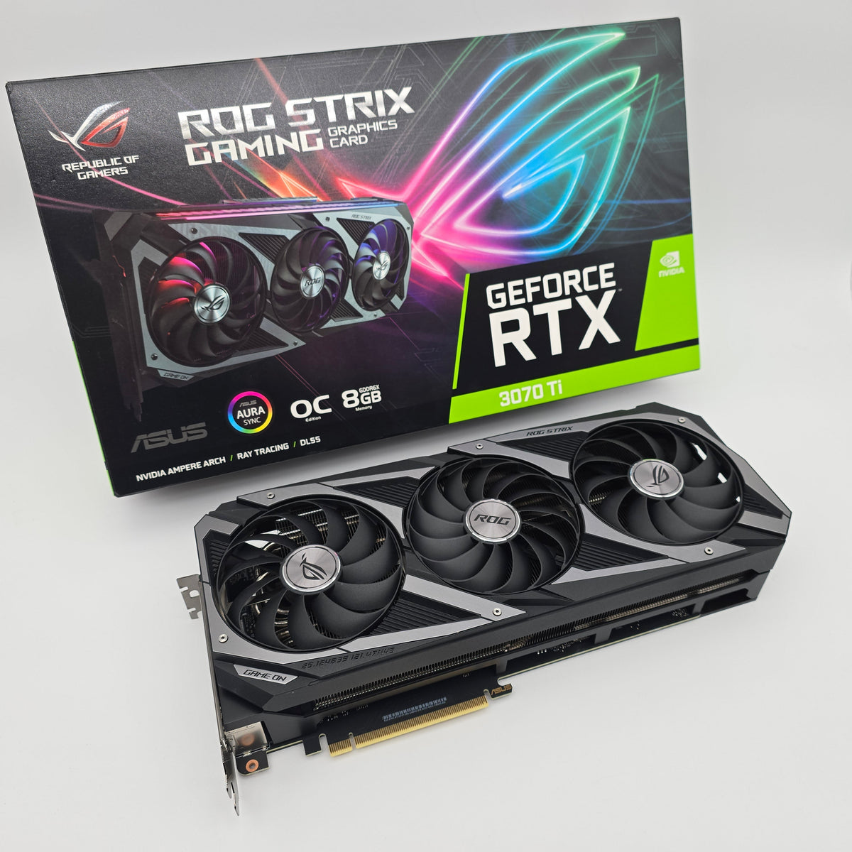 RTX 3070Ti ASUS ROG STRIX OC 8GB, NVIDIA Gaming Graphics Card GPU
