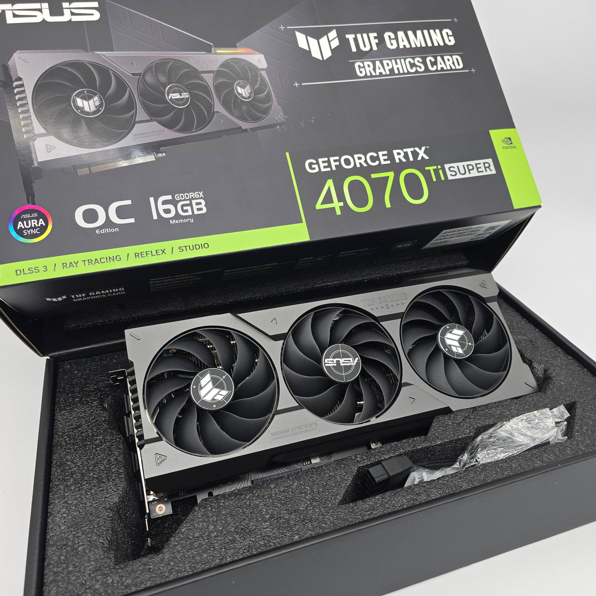 RTX 4070Ti Super ASUS TUF OC 16GB, NVIDIA Gaming Graphics Card GPU