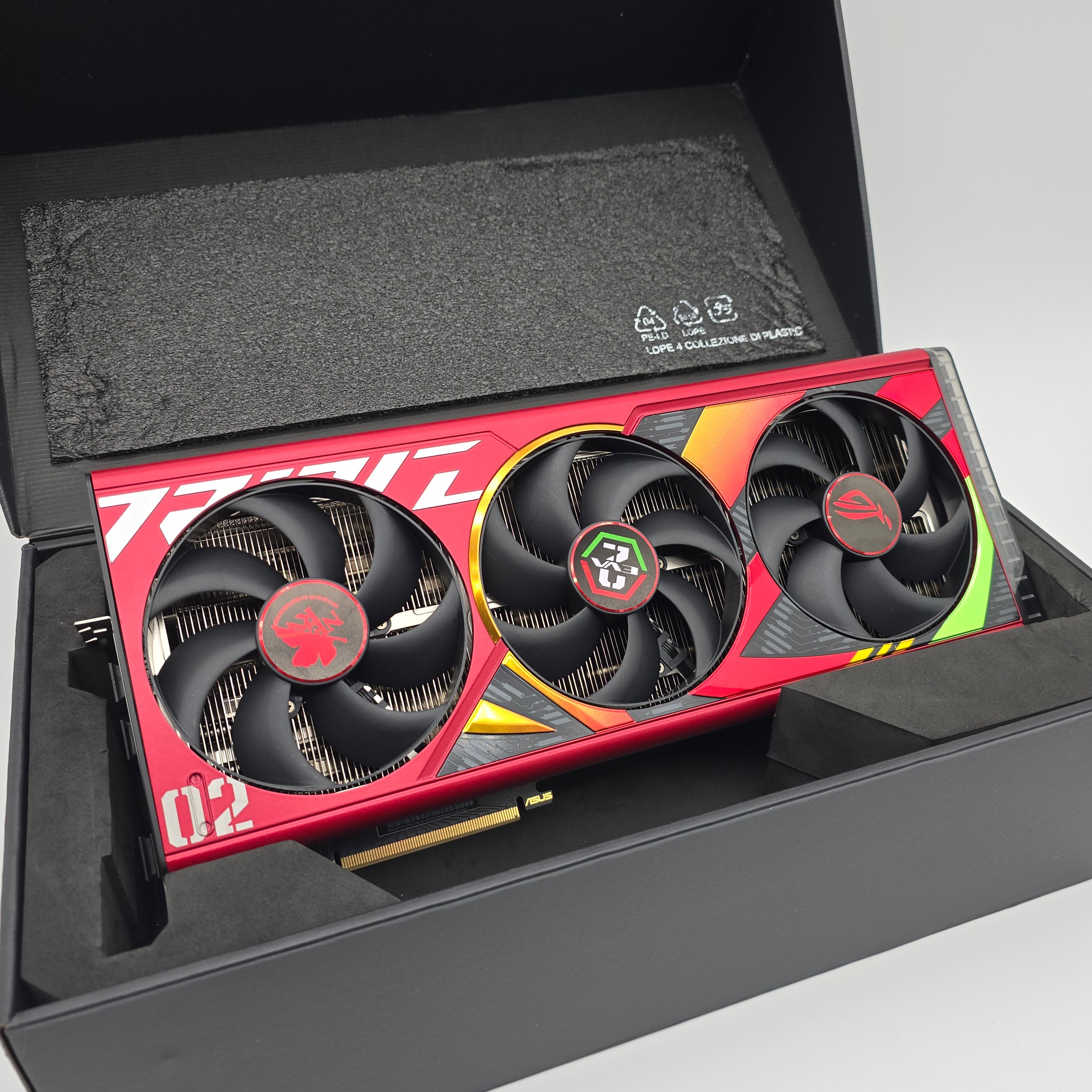 RTX 4090 ASUS ROG STRIX OC 24GB Evangelion EVA-02 Edition, NVIDIA Gaming Graphics Card GPU
