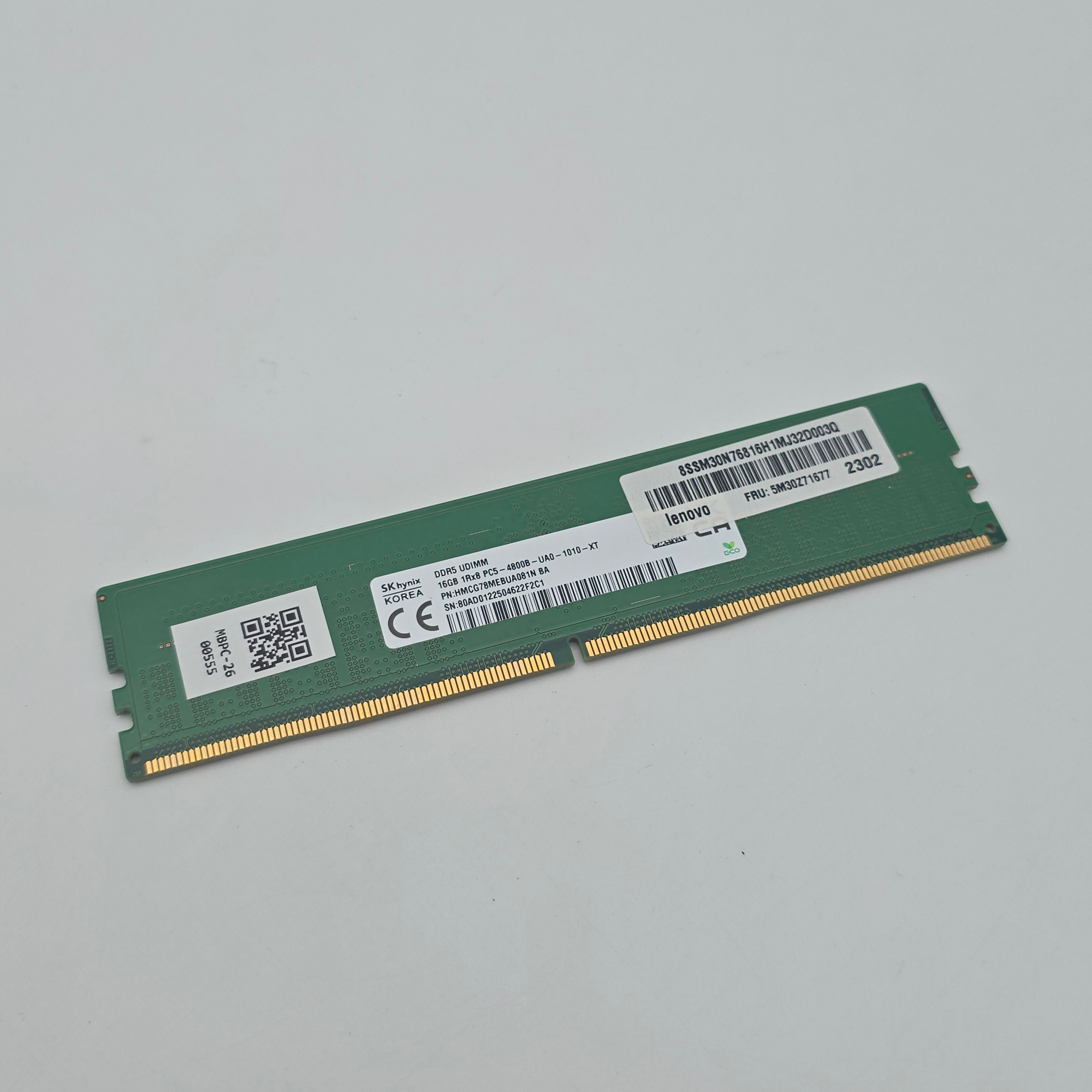 SK Hynix 16GB DDR5, 4800MHz, UDIMM Desktop Memory RAM