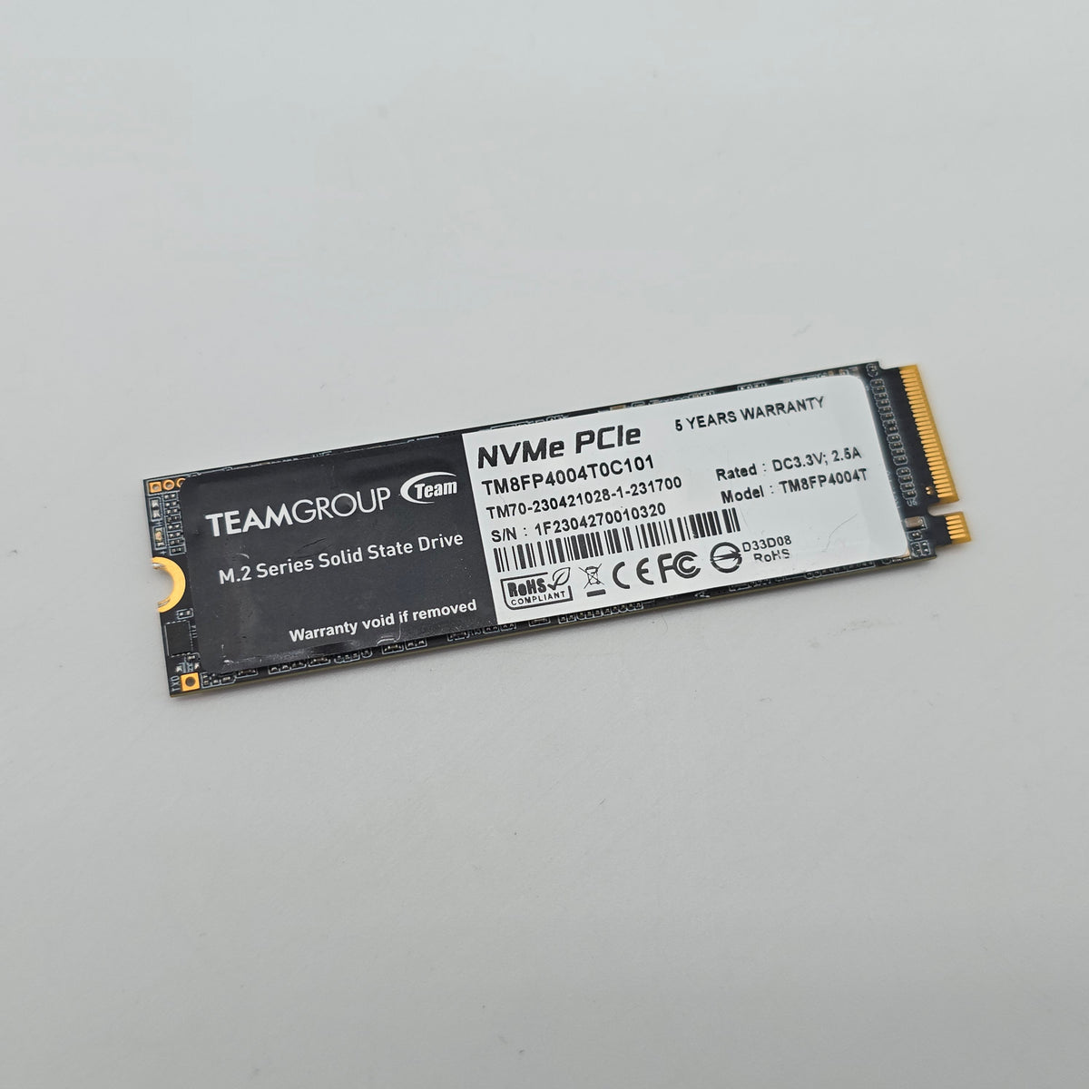 Teamgroup MP34 4TB M.2 NVMe SSD Storage