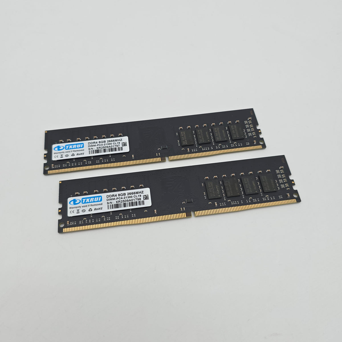 TXRUI 16GB DDR4, 2666MHz, CL19, DDR4 Memory RAM (2x8GB)