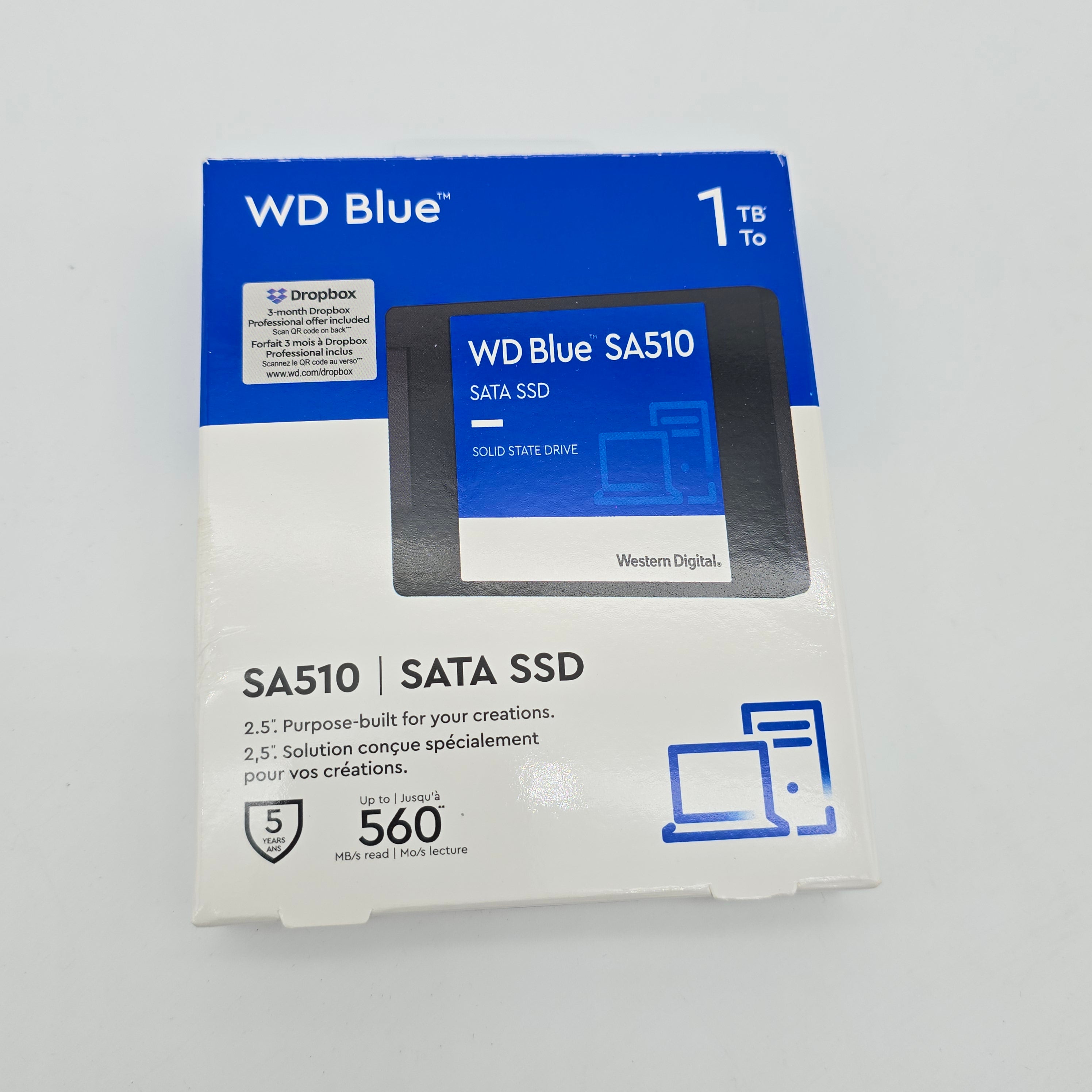 Western Digital WD Blue SA510 1TB SATA SSD Storage