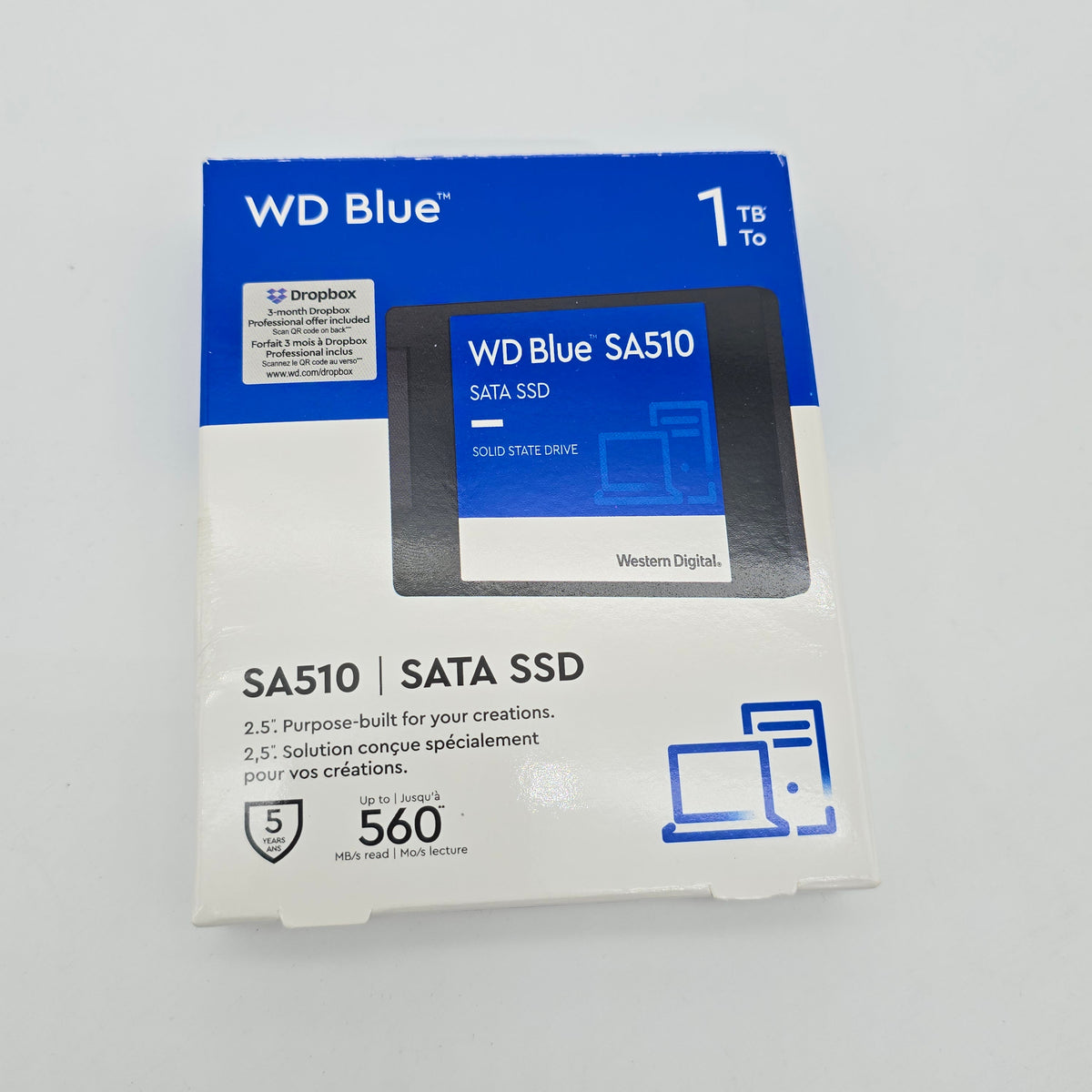Western Digital WD Blue SA510 1TB SATA SSD Storage