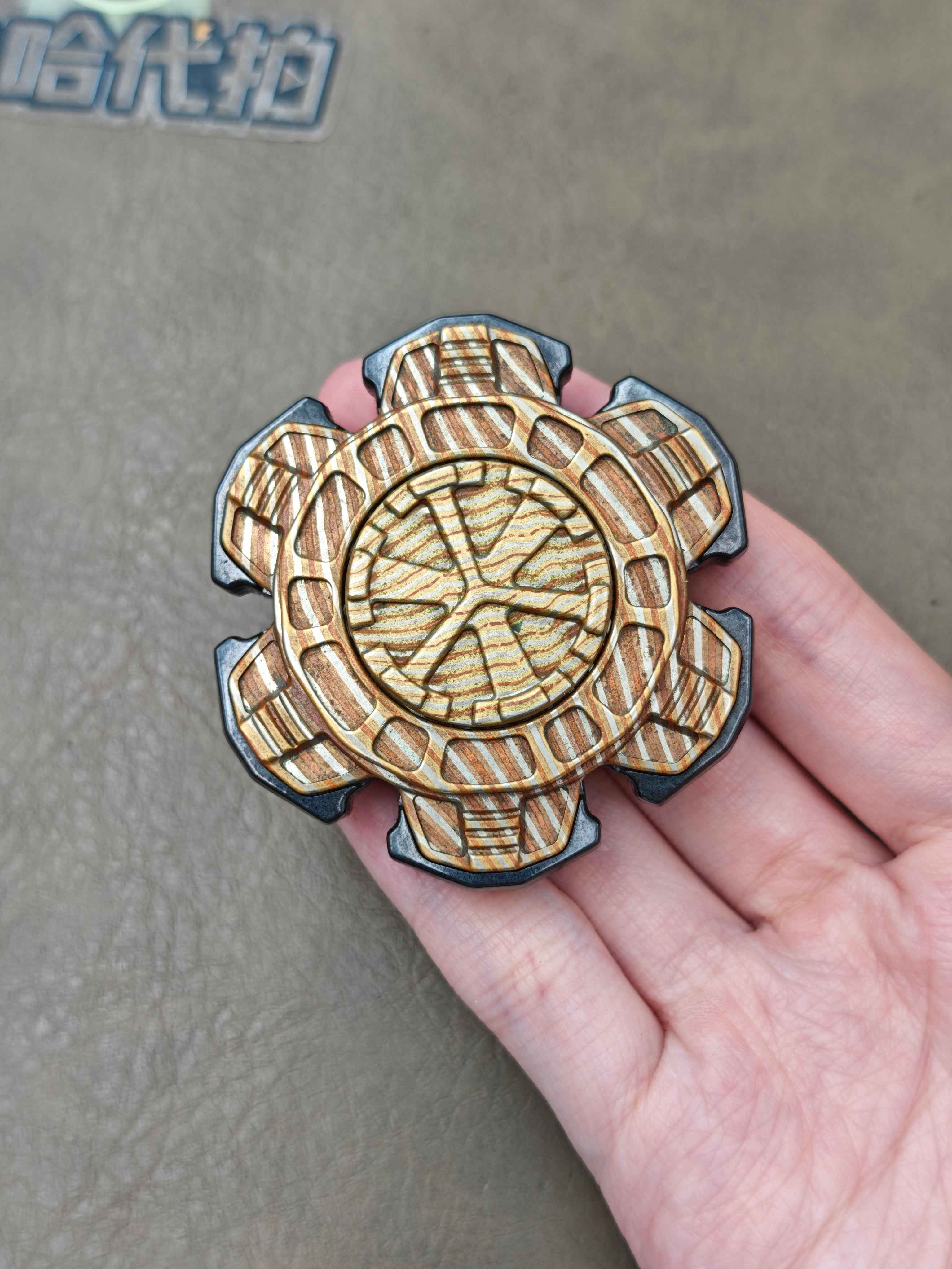 Triple Leaf Ignition Shell Opening Mokume